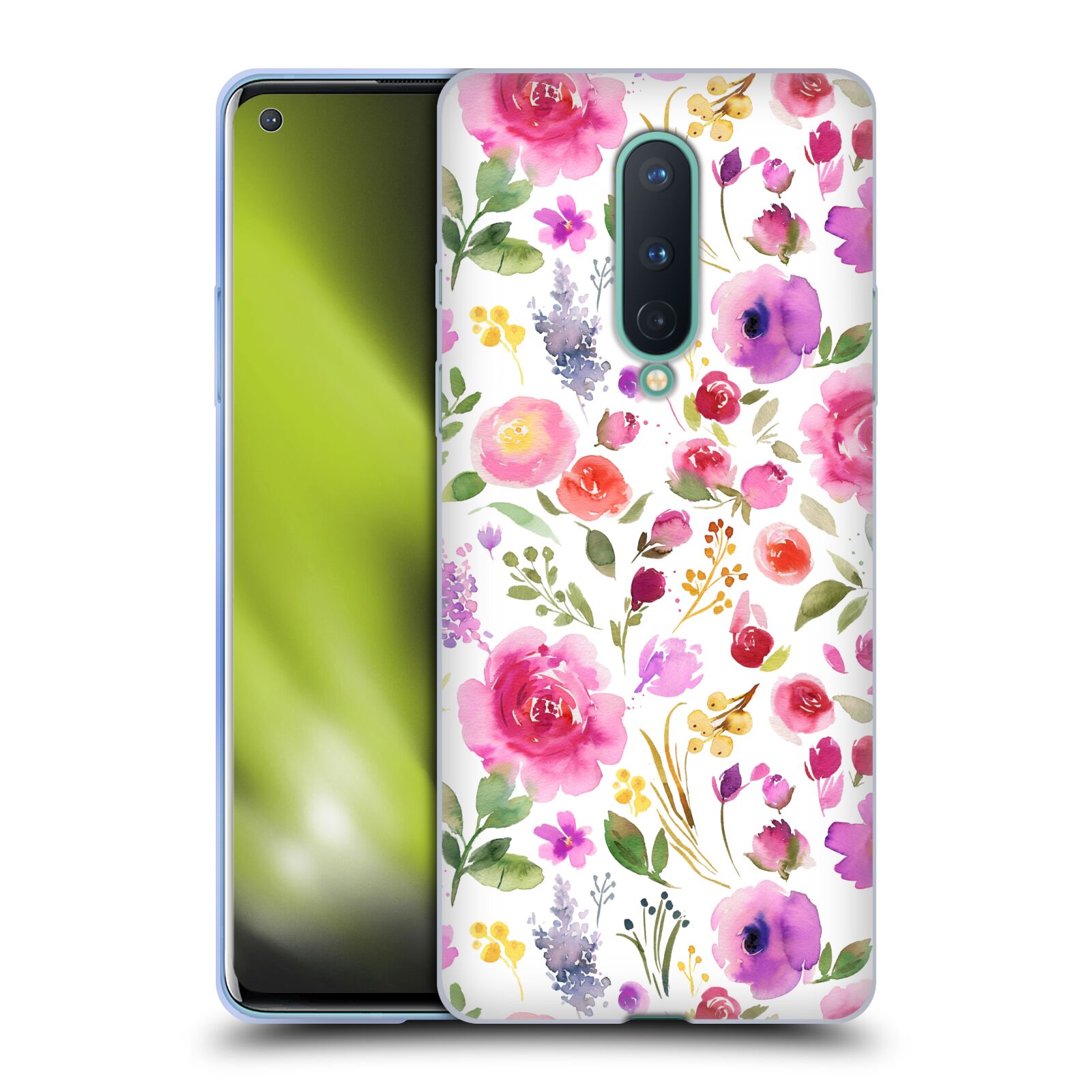 OFFICIAL NINOLA WATERCOLOR ARTISTIC FLOWERS GEL CASE FOR GOOGLE ONEPLUS PHONES - Picture 13 of 13
