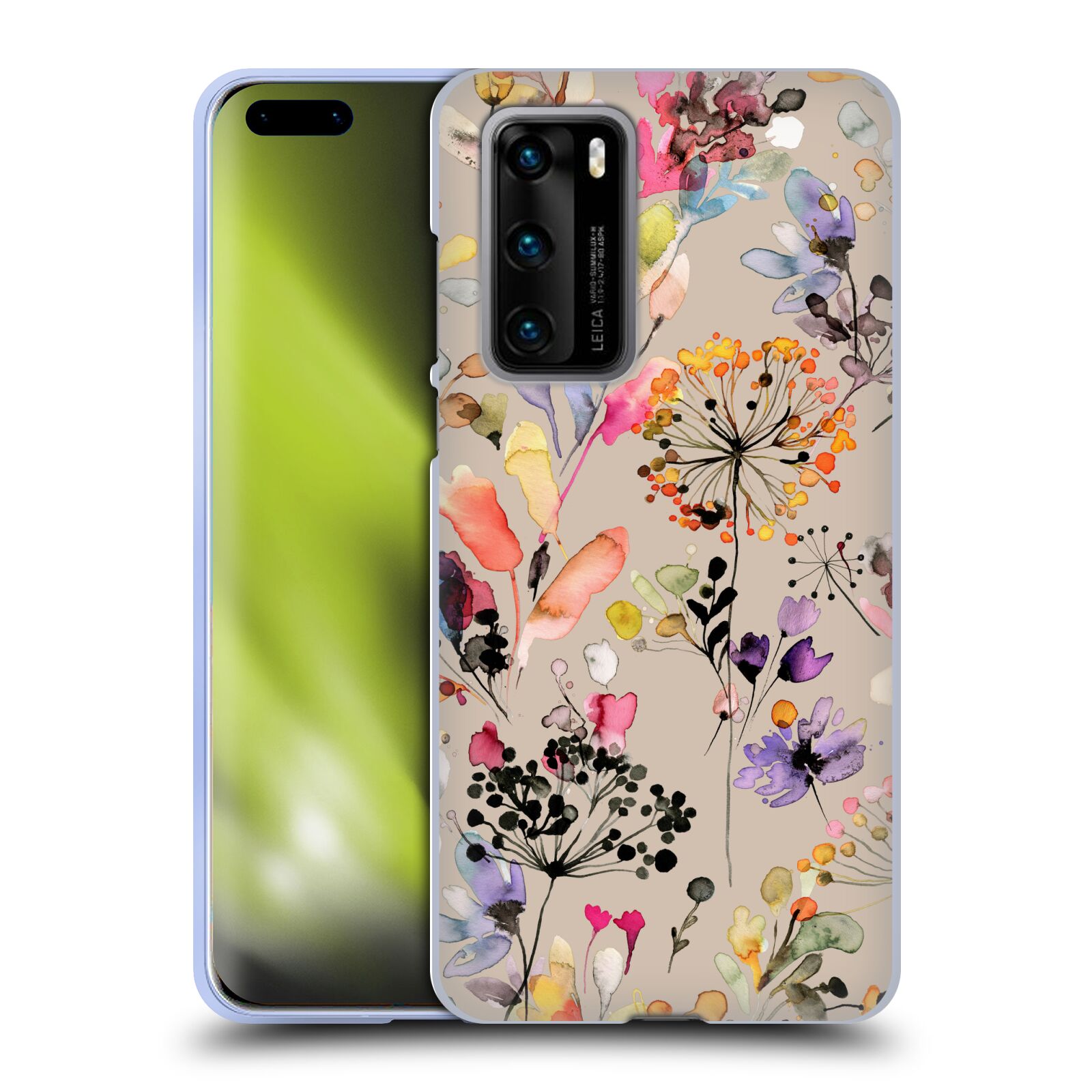 OFFICIAL NINOLA WILD GRASSES SOFT GEL CASE FOR HUAWEI PHONES 4