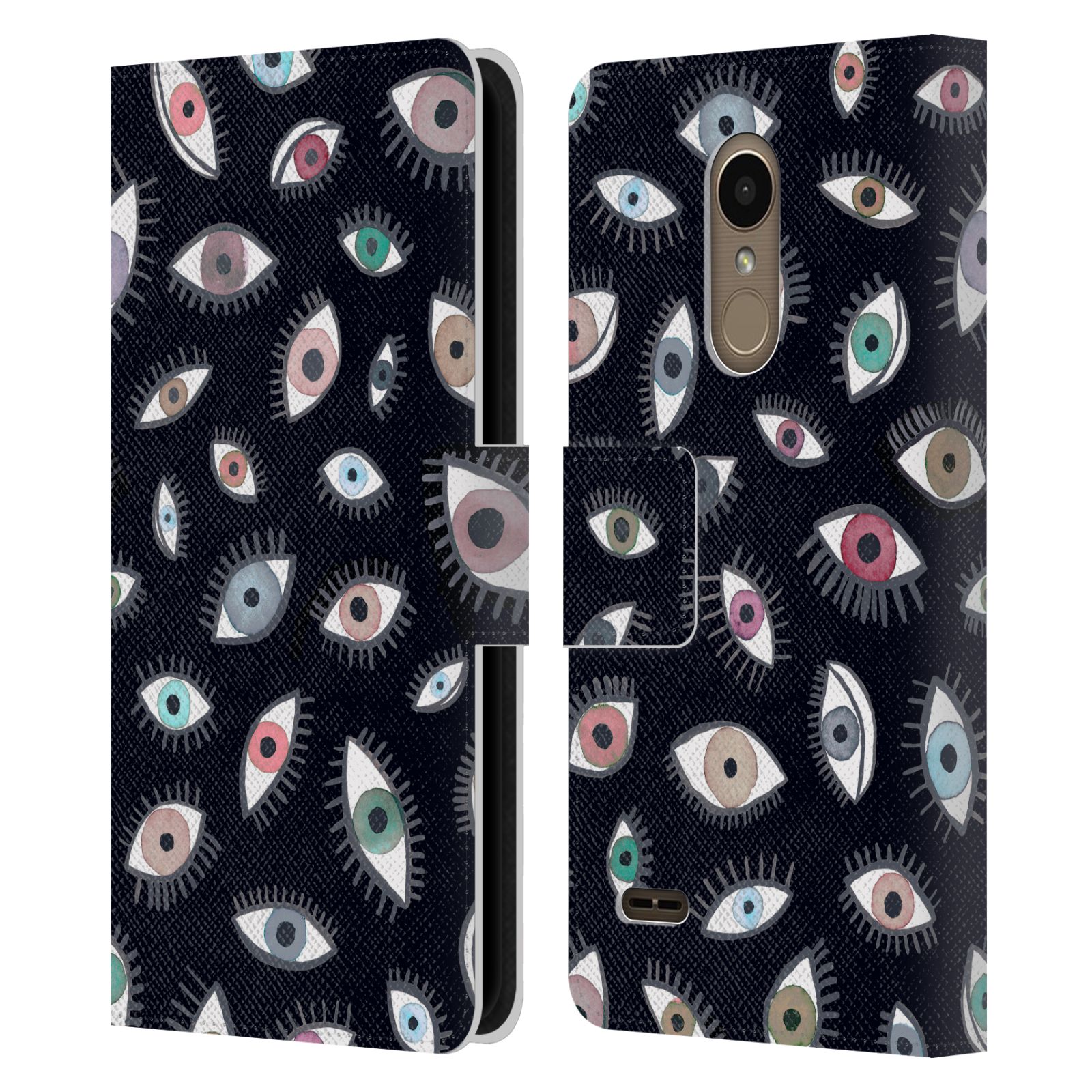 OFFICIAL NINOLA WATERCOLOR PATTERNS LEATHER BOOK WALLET CASE FOR LG PHONES 1 - Picture 7 of 7