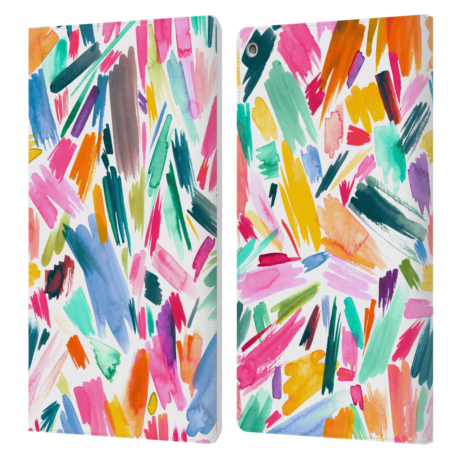 OFFICIAL NINOLA WATERCOLOR PRINTS LEATHER BOOK WALLET CASE COVER FOR AMAZON FIRE - Picture 16 of 19