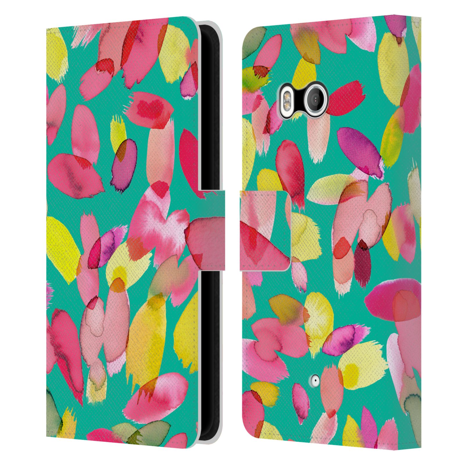 FUNDA BILLETERA OFICIAL NINOLA ACUARELA ESTAMPADOS DE CUERO LIBRO PARA TELÉFONOS HTC 1 - Imagen 7 de 7
