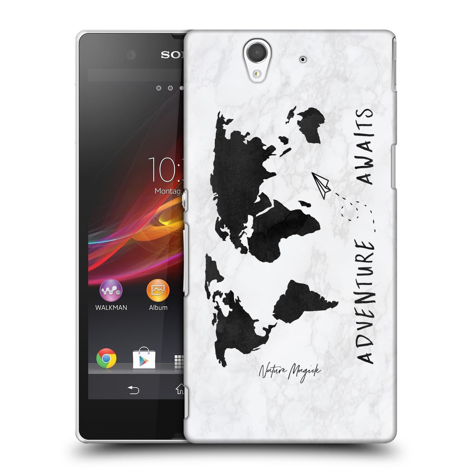 OFFICIAL NATURE MAGICK ADVENTURE AWAITS MAP ON MARBLE CASE FOR SONY PHONES 3 - Imagen 7 de 12