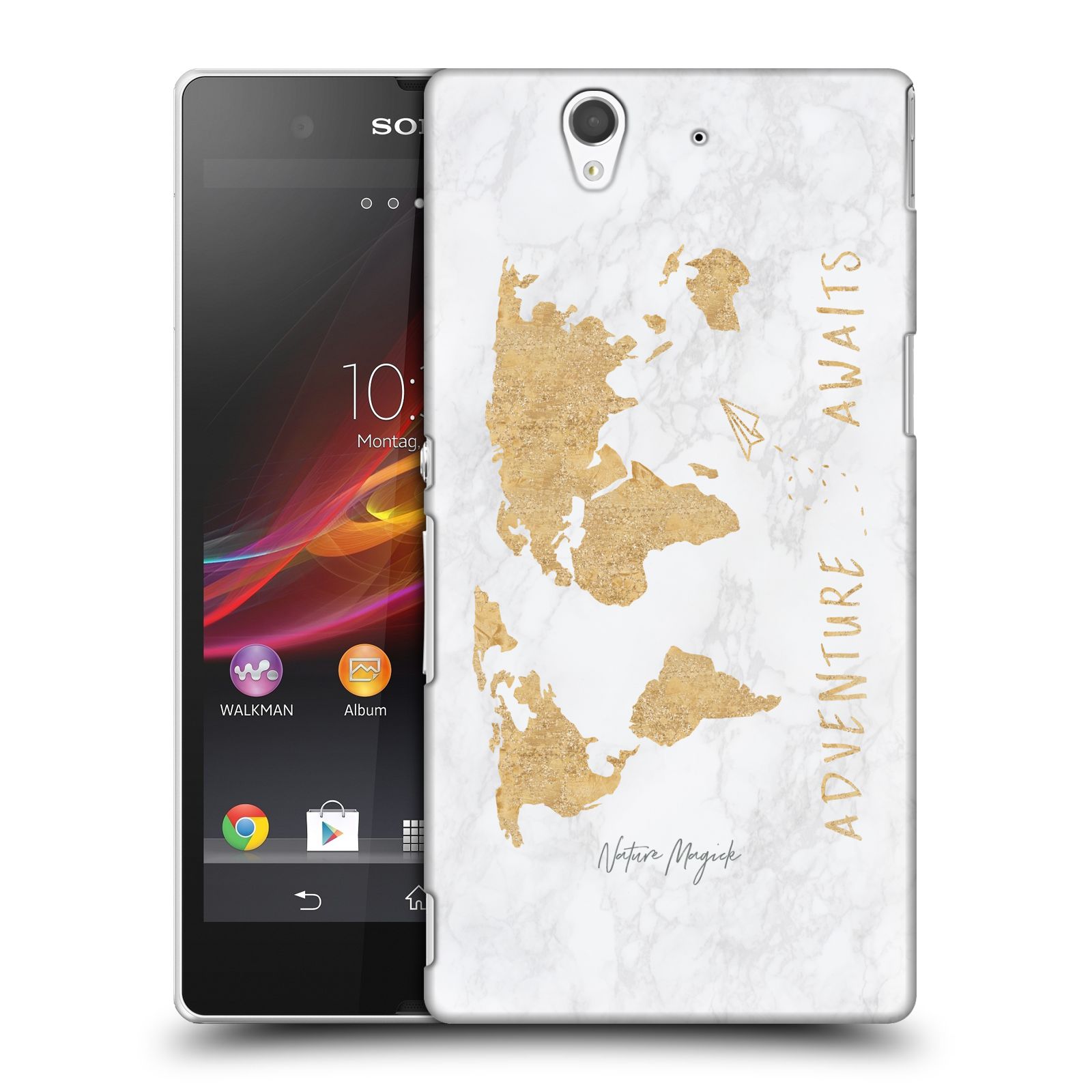 OFFICIAL NATURE MAGICK ADVENTURE AWAITS MAP ON MARBLE CASE FOR SONY PHONES 3 - Imagen 9 de 12
