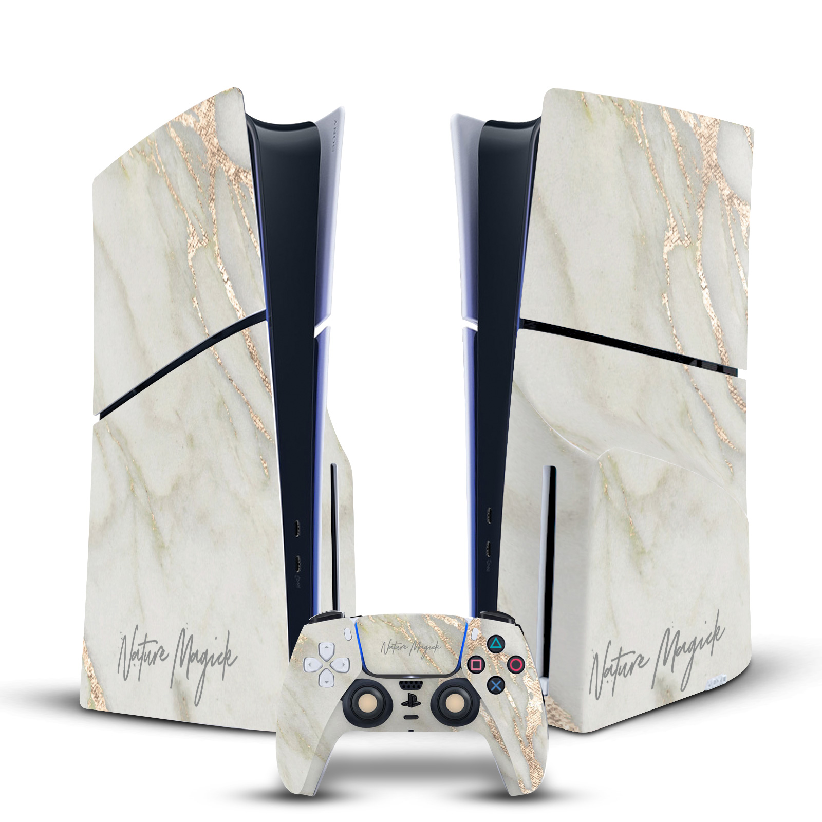 NATURE MAGICK ART MIX VINYL SKIN FOR SONY PS5 SLIM DISC CONSOLE & CONTROLLER