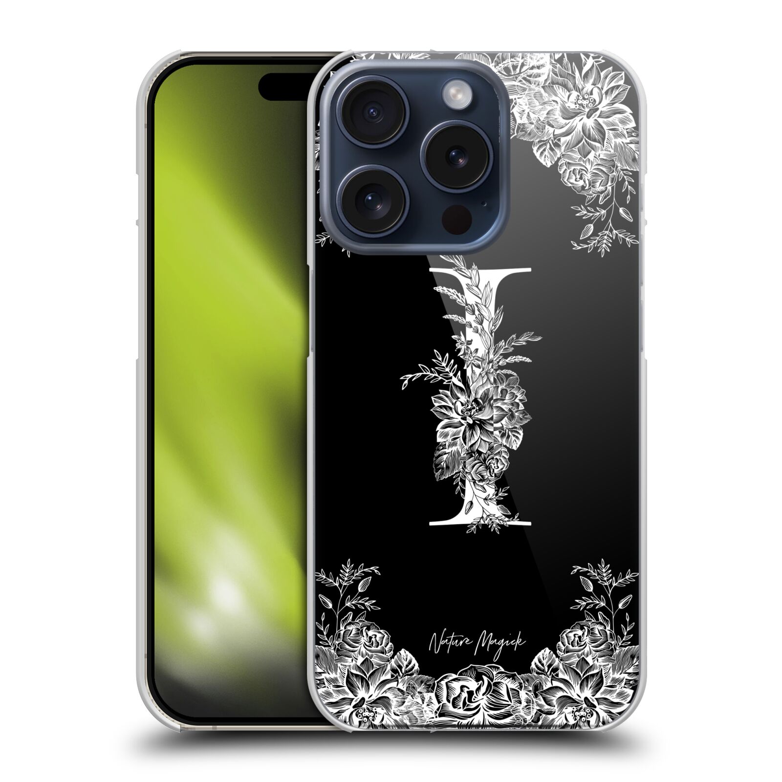 OFFICIAL NATURE MAGICK B & W MONOGRAM FLOWERS 1 CASE FOR APPLE iPHONE PHONES - Picture 16 of 17