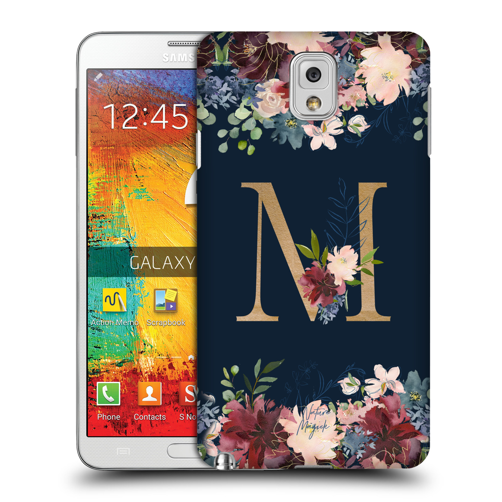 OFFICIAL NATURE MAGICK FLORAL MONOGRAM GOLD NAVY CASE FOR SAMSUNG PHONES 2 - Picture 20 of 20