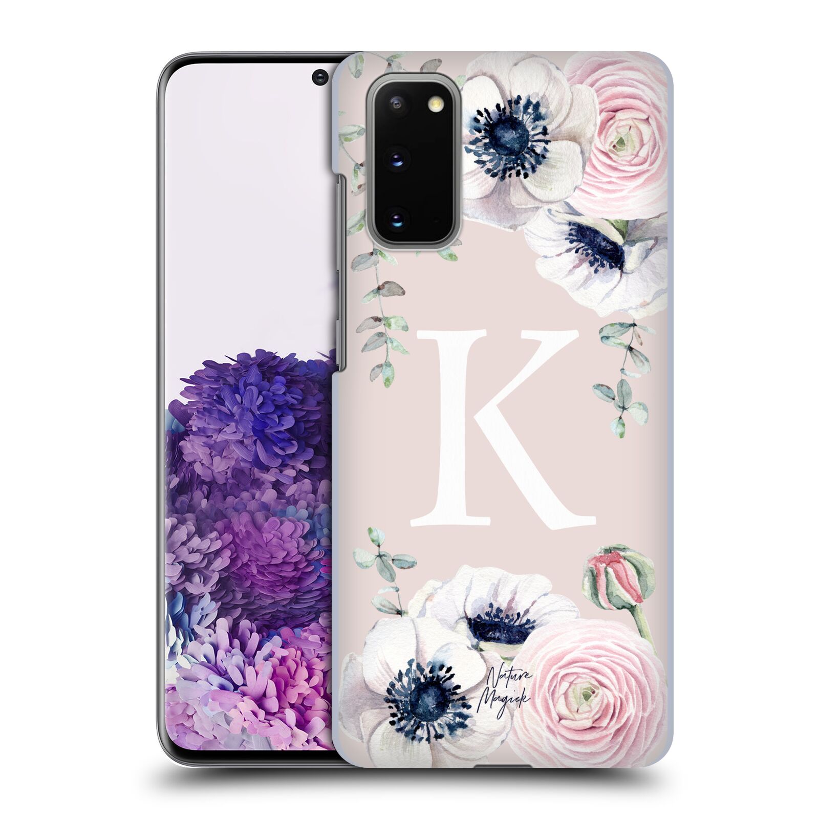 OFFICIAL NATURE MAGICK FLORAL MONOGRAM PINK FLOWERS CASE FOR SAMSUNG PHONES 1 - Picture 18 of 20