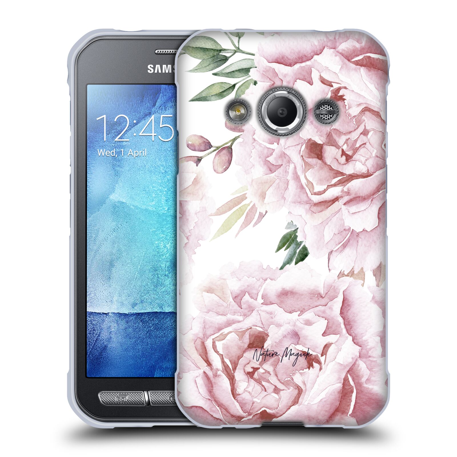 OFFICIAL NATURE MAGICK FLORAL WATERCOLOR PAINTING GEL CASE FOR SAMSUNG PHONES 4