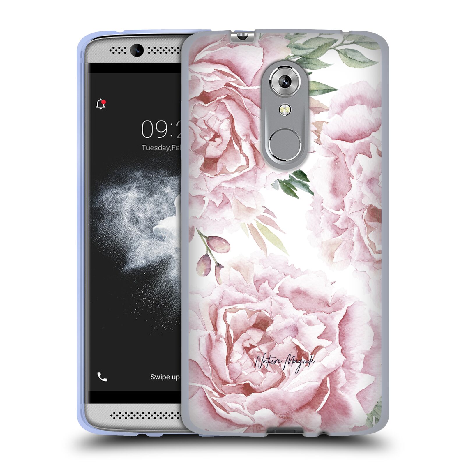 OFFICIAL NATURE MAGICK FLORAL WATERCOLOR PAINTING SOFT GEL CASE FOR ZTE PHONES - Picture 8 of 8