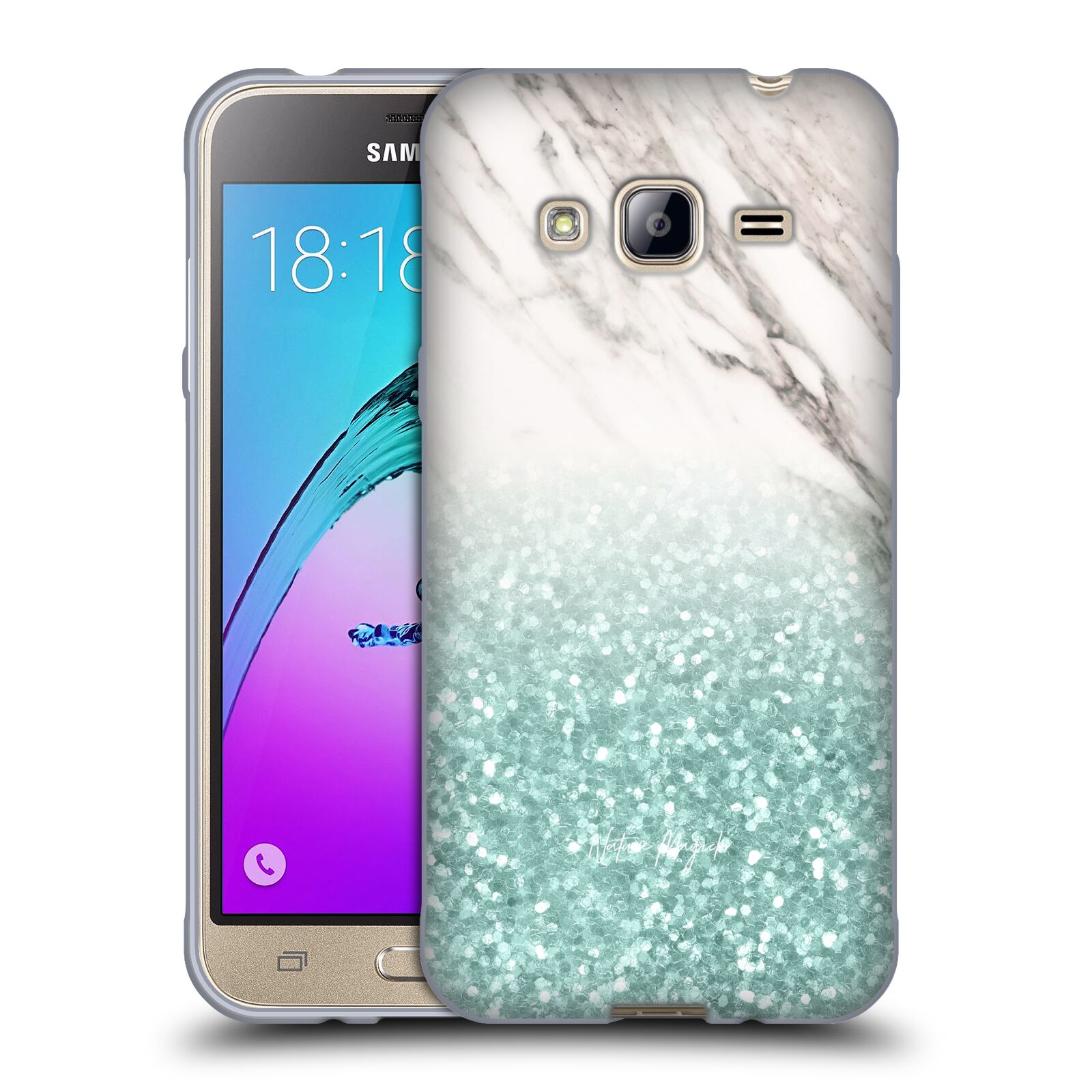 OFFICIAL NATURE MAGICK GLITTERY MARBLE SPARKLE GEL CASE FOR SAMSUNG PHONES 3 - Picture 10 of 10