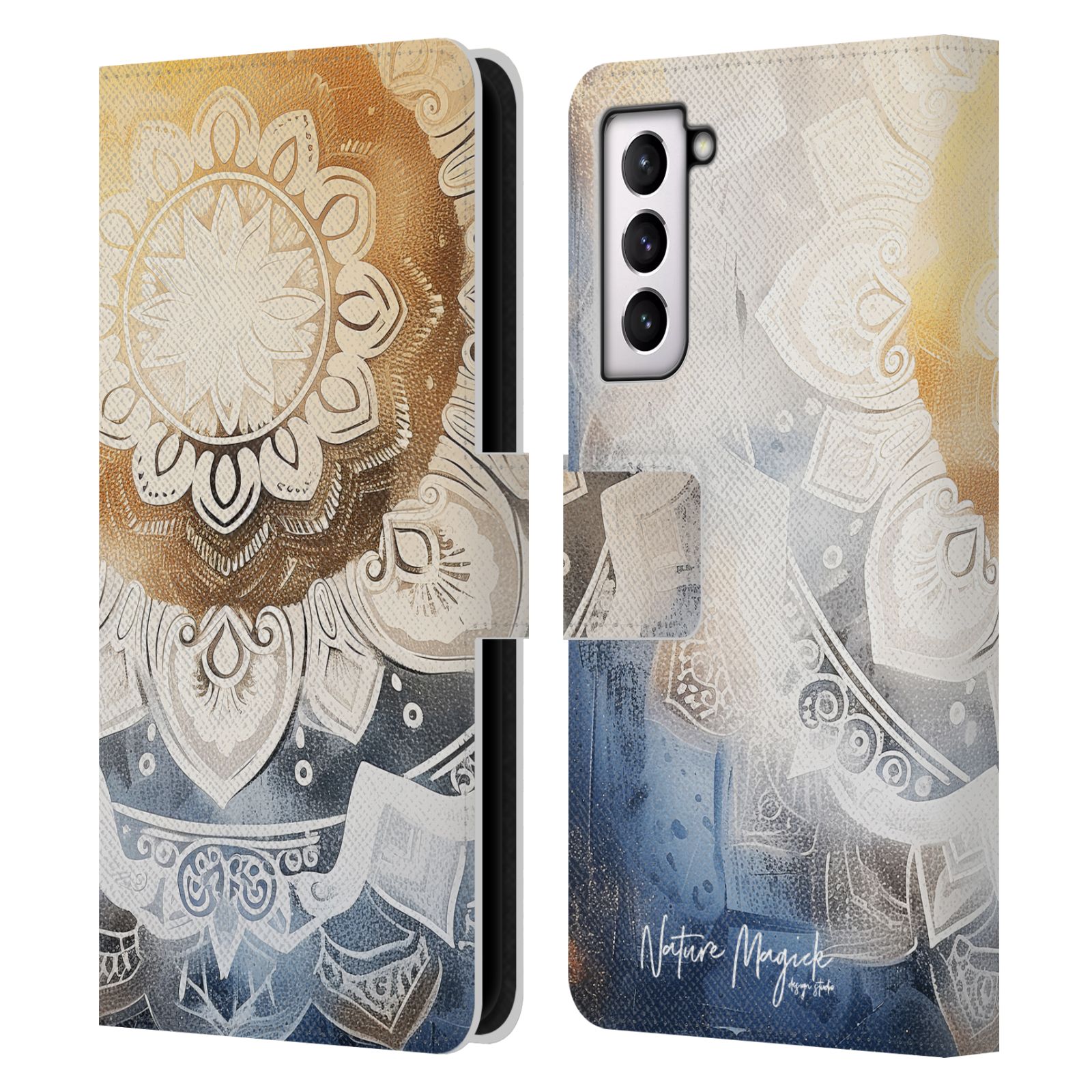 OFFICIAL NATURE MAGICK LUSH RING LEATHER BOOK WALLET CASE FOR SAMSUNG PHONES 4 - Picture 8 of 12