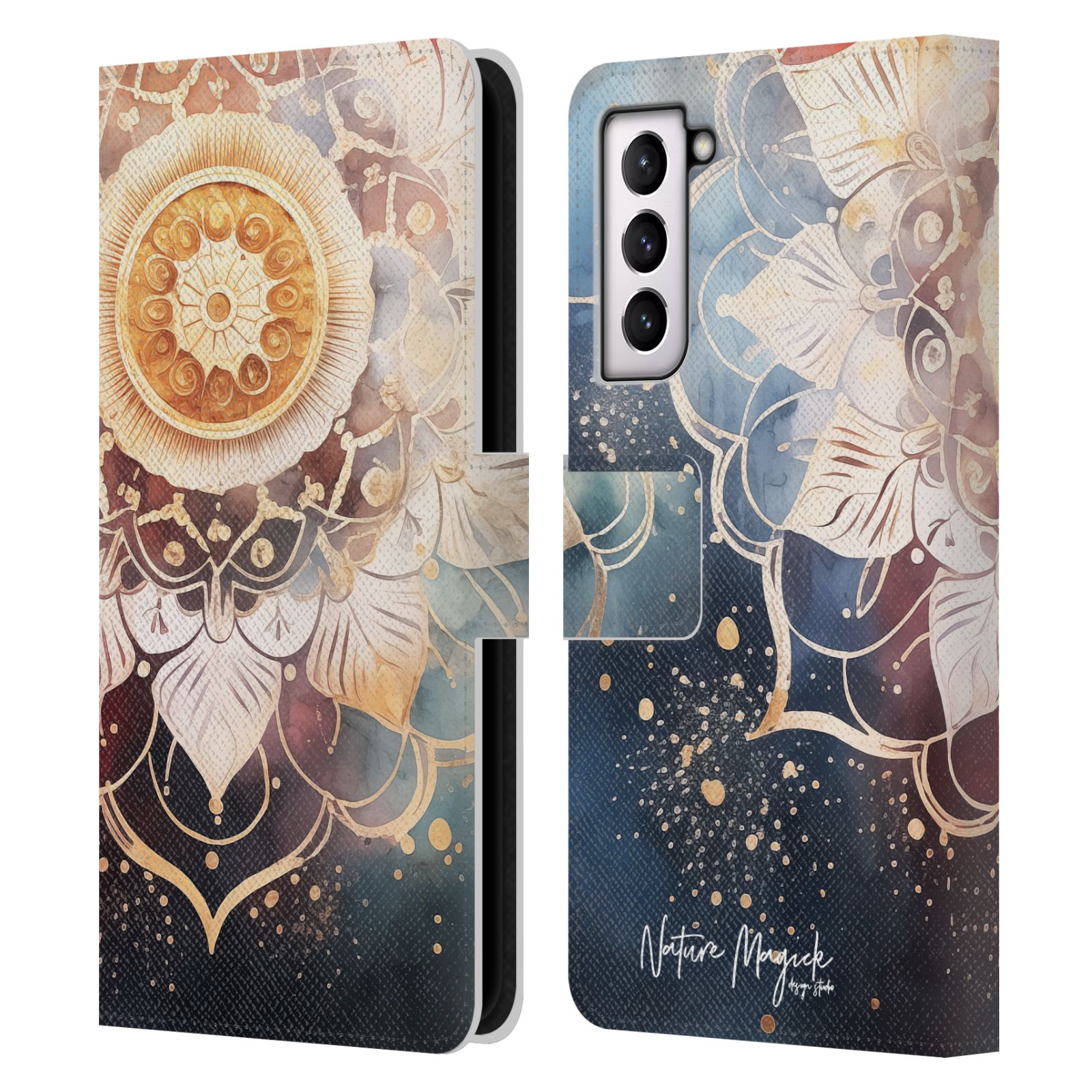 OFFICIAL NATURE MAGICK LUSH RING LEATHER BOOK WALLET CASE FOR SAMSUNG PHONES 4 - Picture 10 of 12