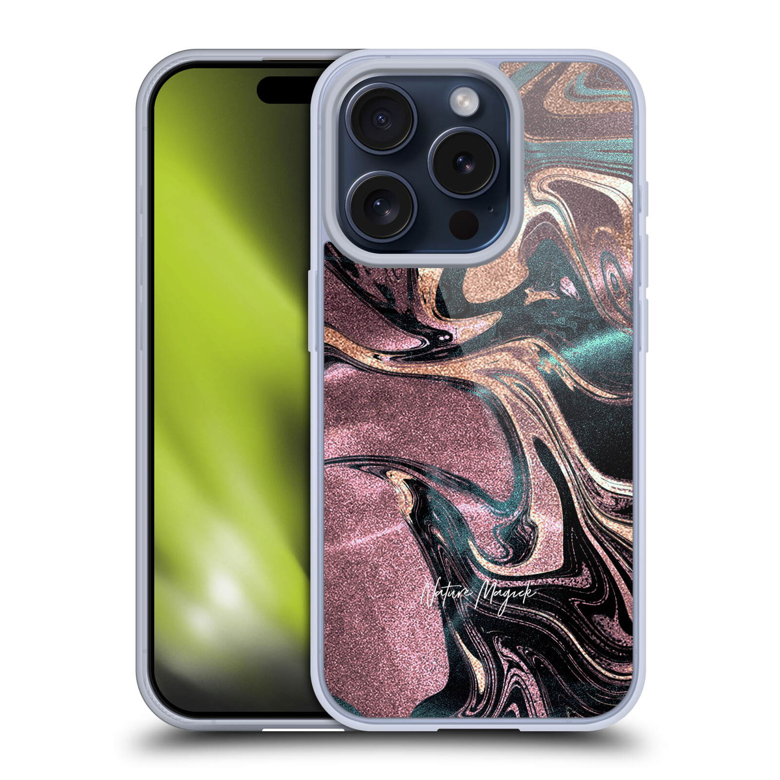 NATURE MAGICK LUXE GOLD MARBLE METALLIC SOFT GEL CASE FOR APPLE iPHONE PHONES - Picture 8 of 16
