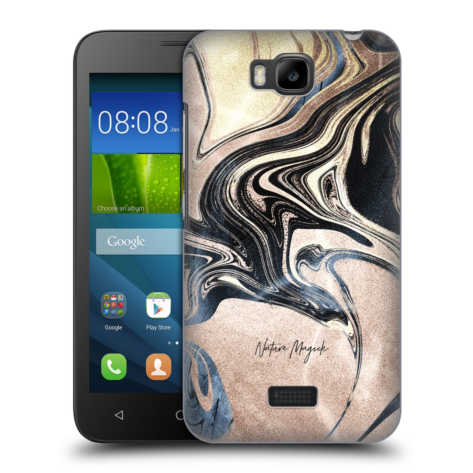 OFFICIAL NATURE MAGICK LUXE GOLD MARBLE METALLIC BACK CASE FOR HUAWEI PHONES 2 - Picture 11 of 16