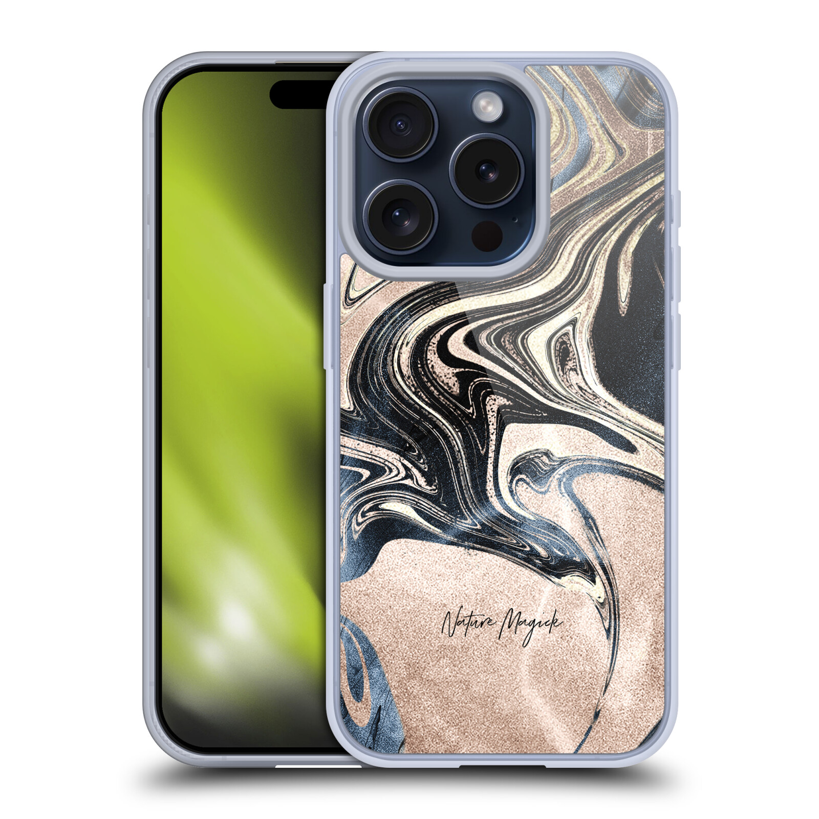 NATURE MAGICK LUXE GOLD MARBLE METALLIC SOFT GEL CASE FOR APPLE iPHONE PHONES - Picture 11 of 16