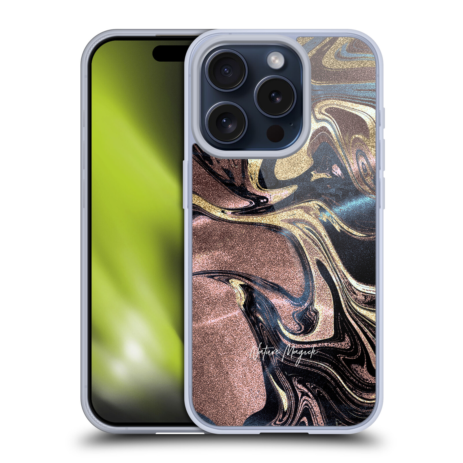 NATURE MAGICK LUXE GOLD MARBLE METALLIC SOFT GEL CASE FOR APPLE iPHONE PHONES - Picture 12 of 16