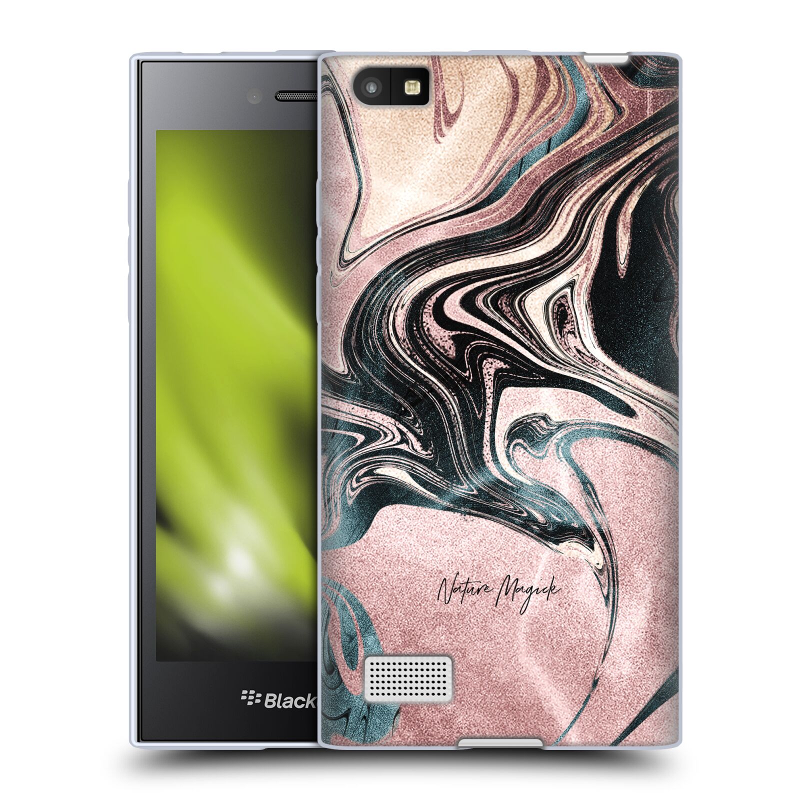 OFFICIAL NATURE MAGICK LUXE GOLD MARBLE METALLIC GEL CASE FOR BLACKBERRY PHONES - Picture 13 of 16