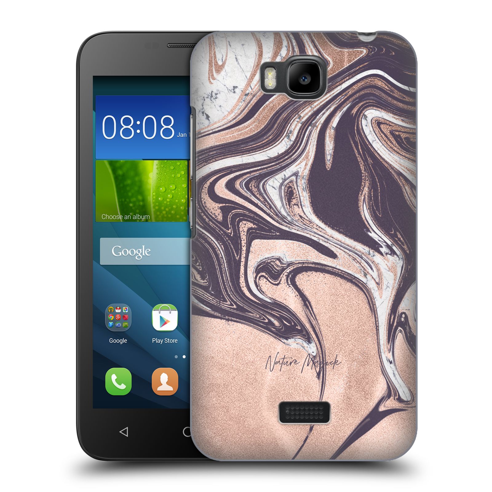 OFFICIAL NATURE MAGICK LUXE GOLD MARBLE METALLIC BACK CASE FOR HUAWEI PHONES 2 - Picture 14 of 16