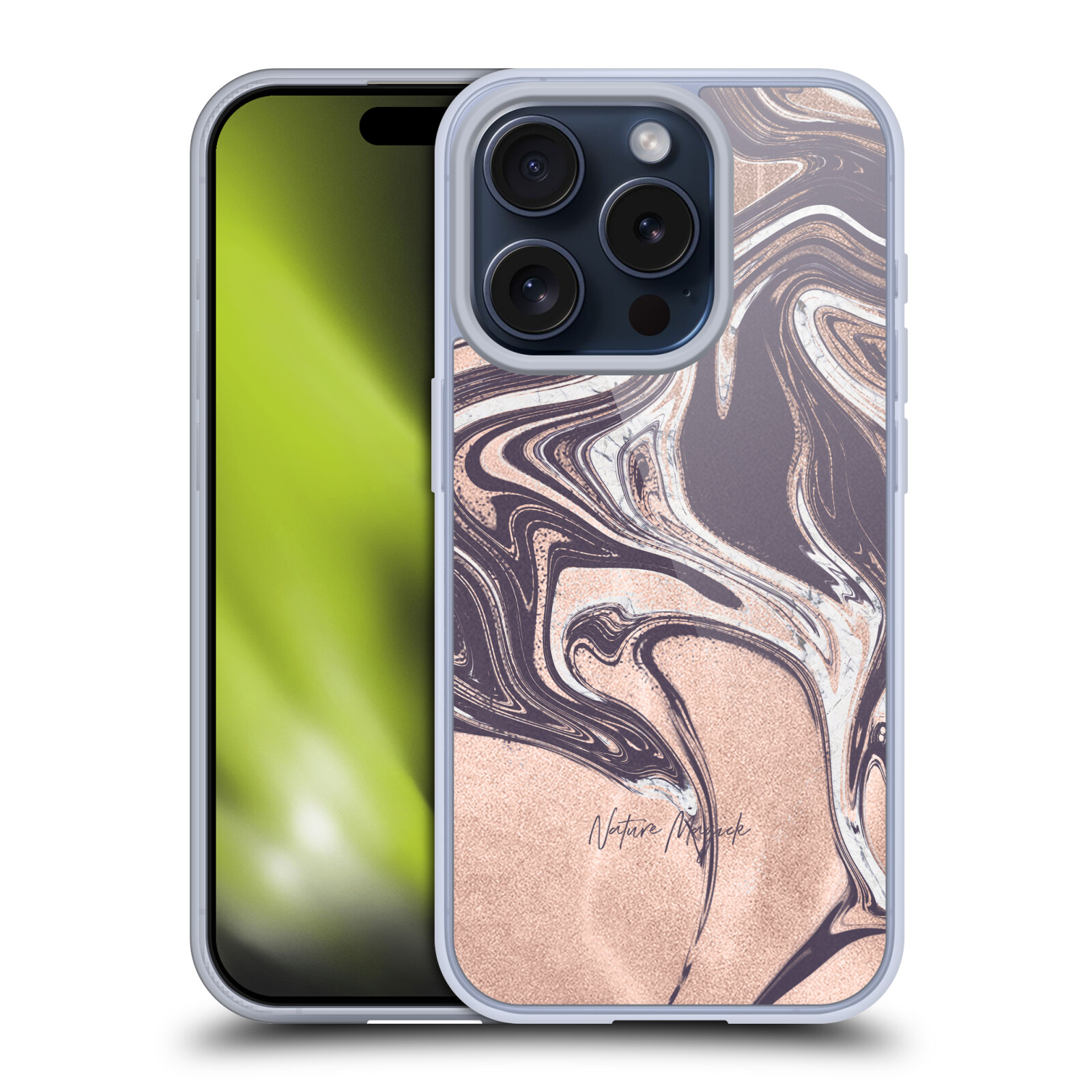NATURE MAGICK LUXE GOLD MARBLE METALLIC SOFT GEL CASE FOR APPLE iPHONE PHONES - Picture 14 of 16