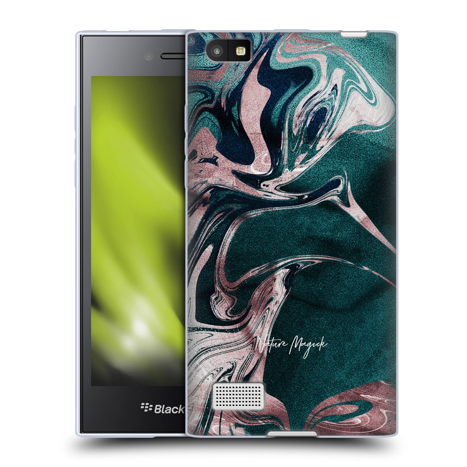 OFFICIAL NATURE MAGICK LUXE GOLD MARBLE METALLIC GEL CASE FOR BLACKBERRY PHONES - Picture 15 of 16