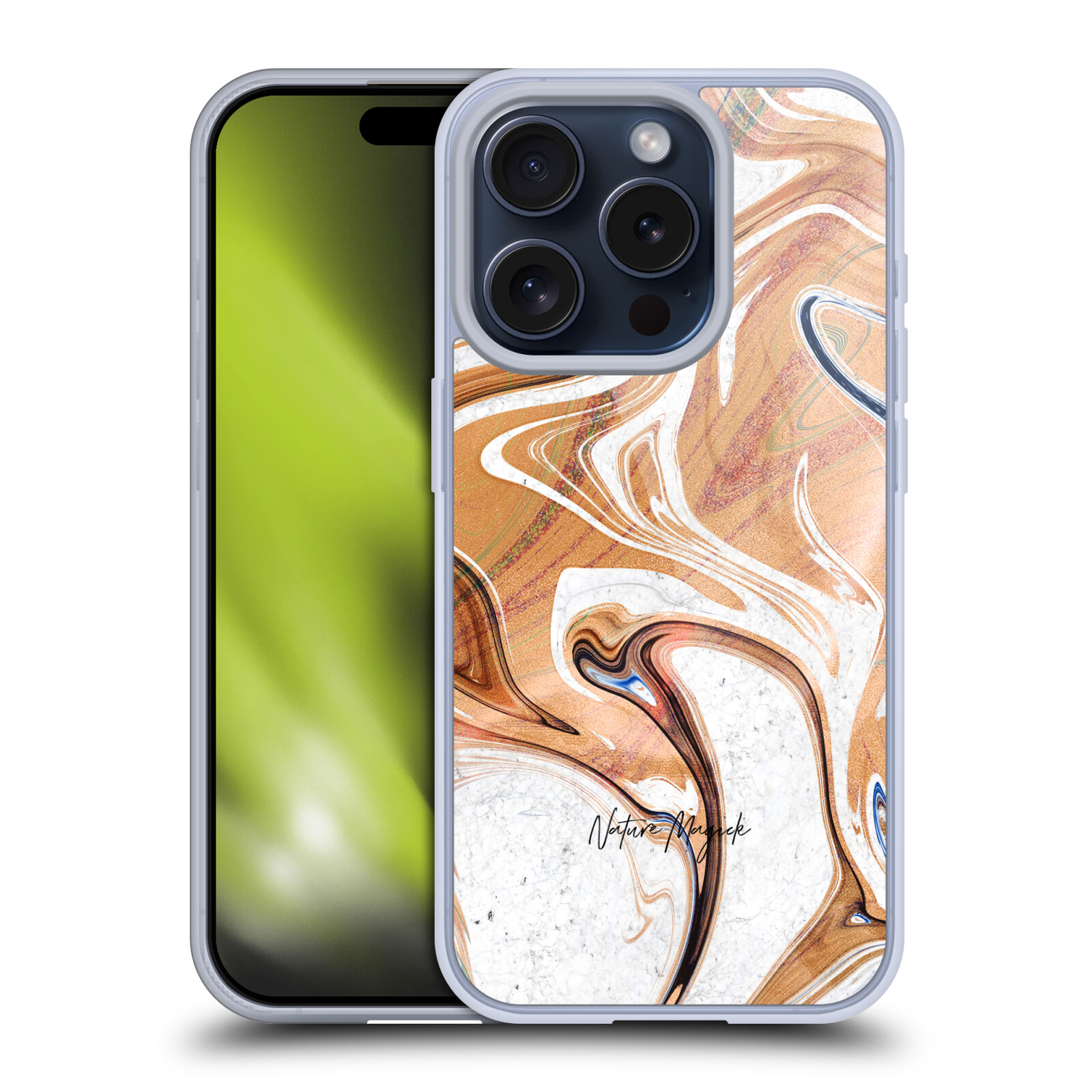 NATURE MAGICK LUXE GOLD MARBLE METALLIC SOFT GEL CASE FOR APPLE iPHONE PHONES - Picture 16 of 16