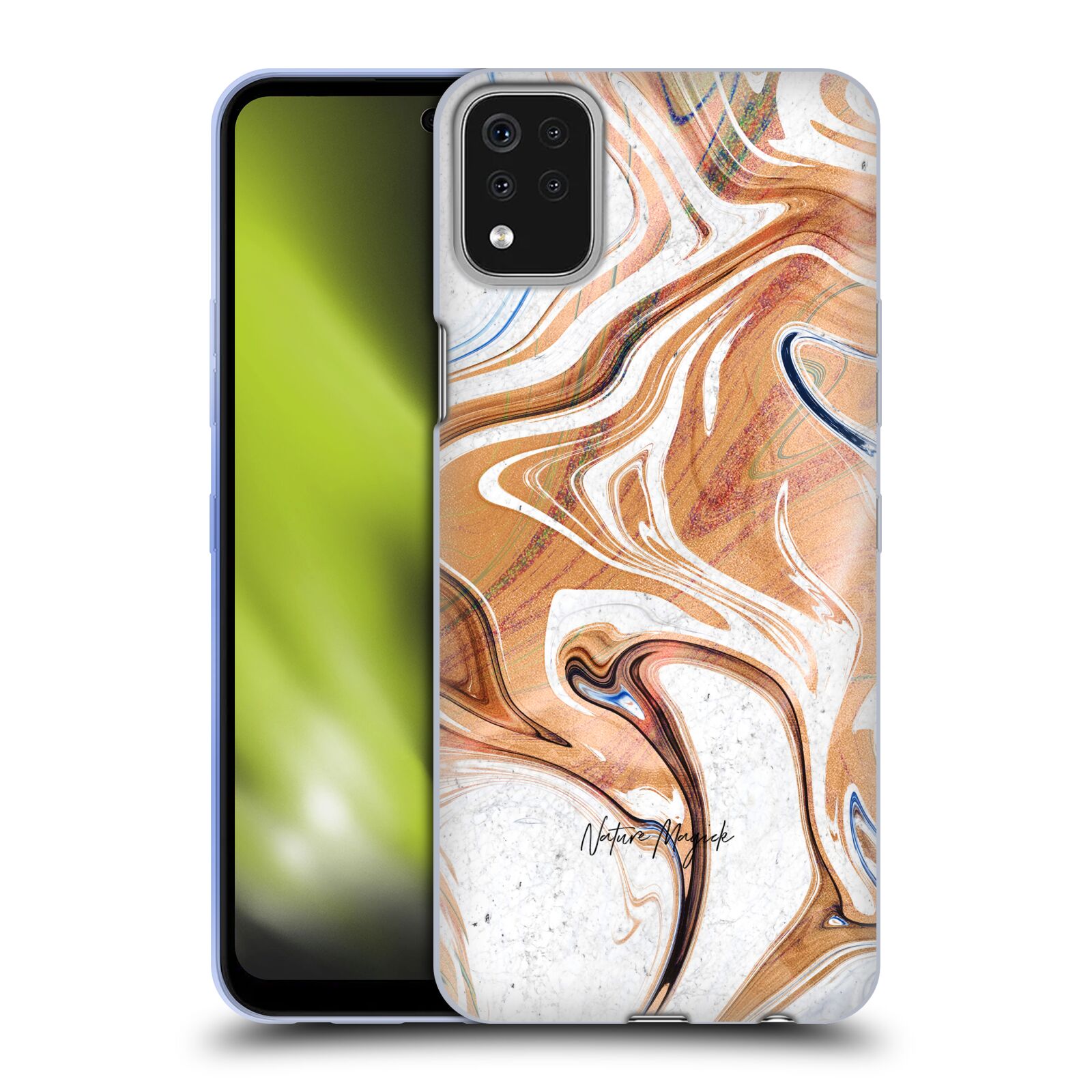NATURE MAGICK LUXE GOLD MARBLE METALLIC SOFT GEL CASE FOR LG PHONES 1 - Picture 8 of 8