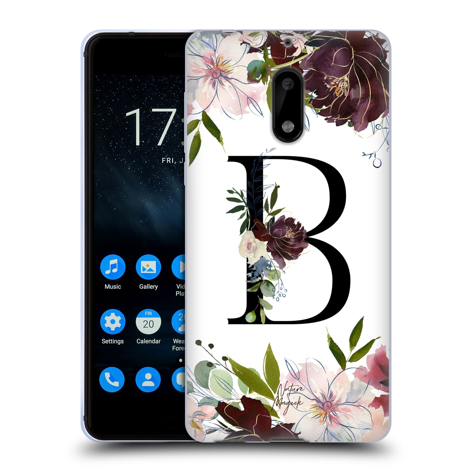 OFFICIAL NATURE MAGICK MONOGRAM GARDEN FLOWERS 1 GEL CASE FOR NOKIA PHONES 1 - Picture 9 of 20