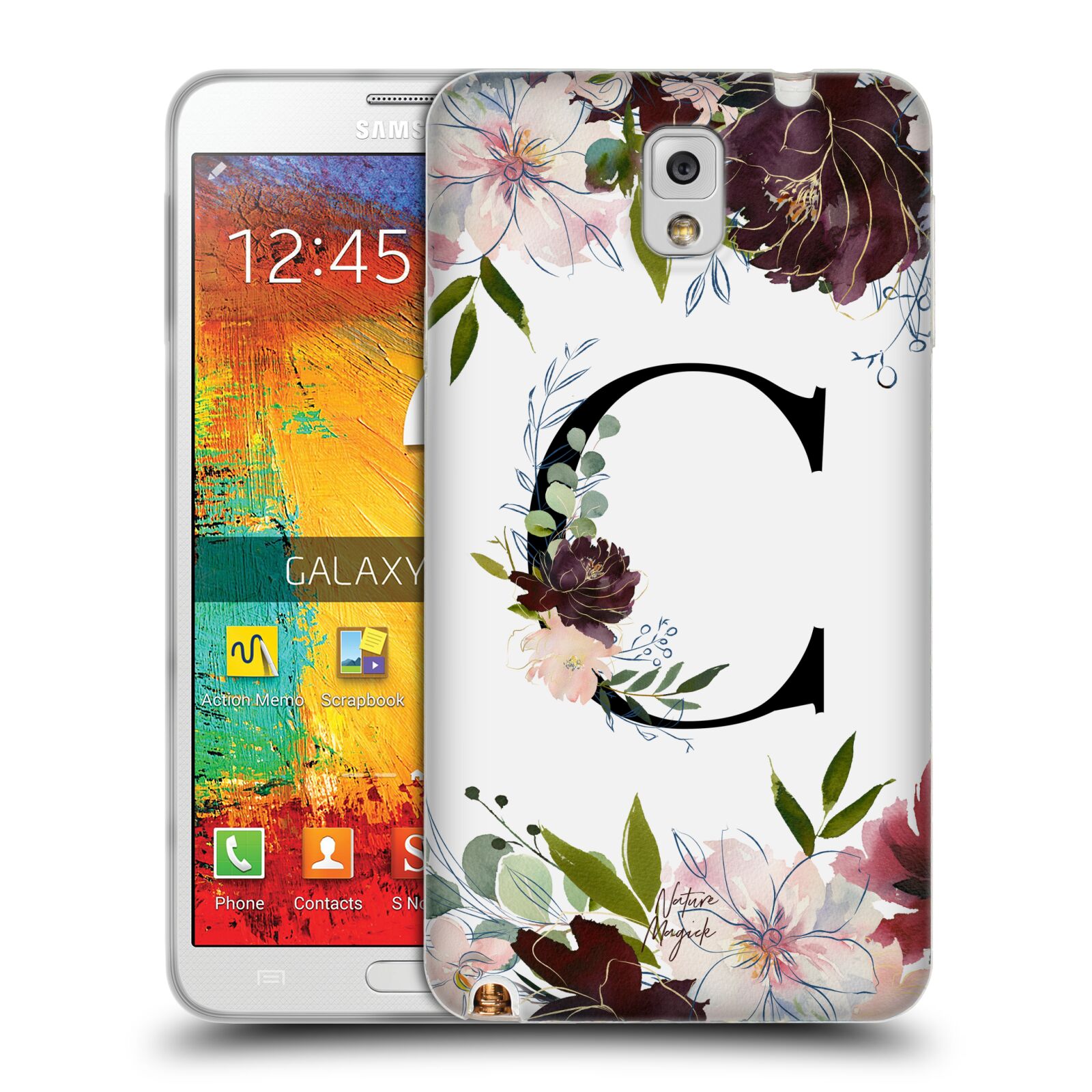 OFFICIAL NATURE MAGICK MONOGRAM GARDEN FLOWERS 1 GEL CASE FOR SAMSUNG PHONES 2 - Picture 10 of 20