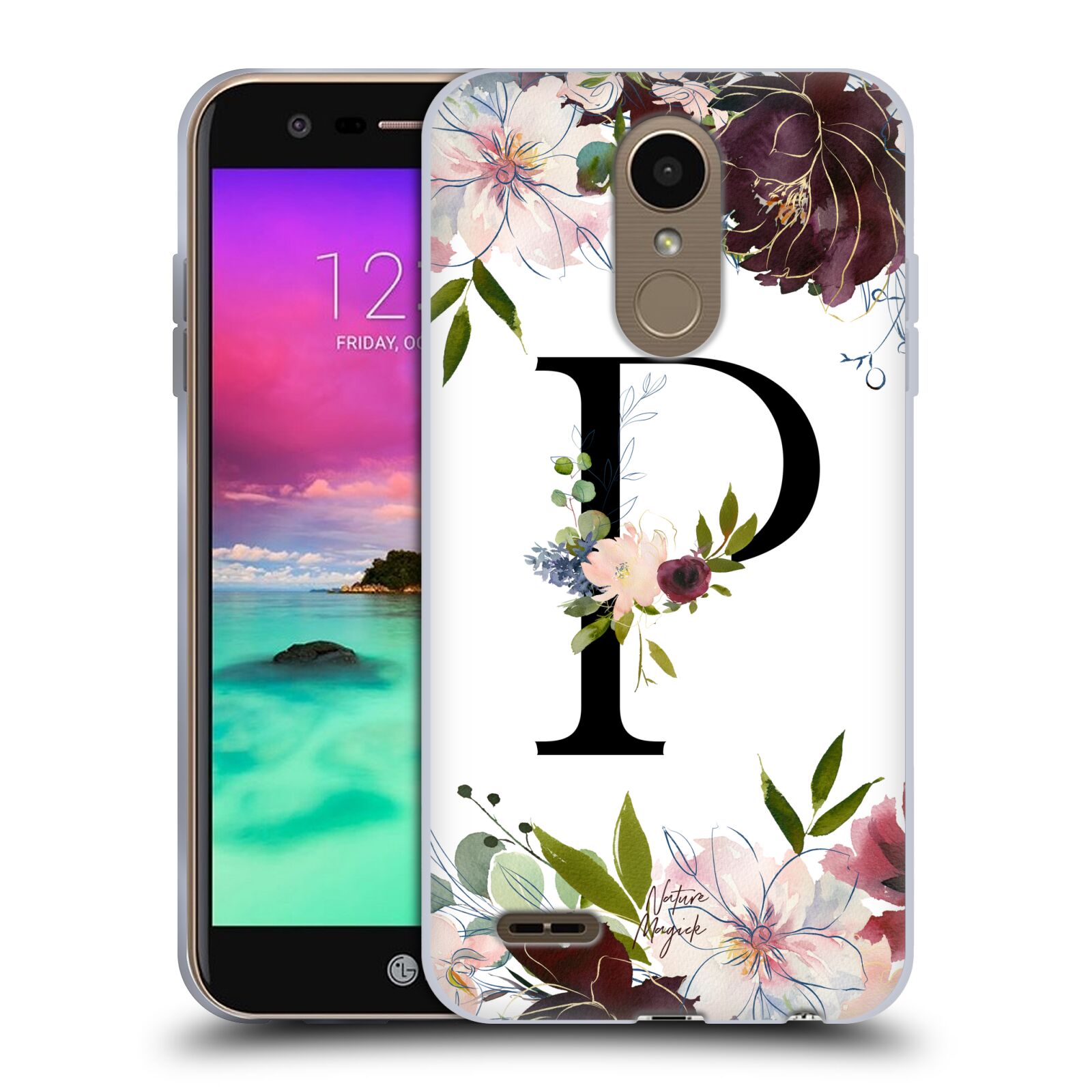 OFFICIAL NATURE MAGICK MONOGRAM GARDEN FLOWERS 2 SOFT GEL CASE FOR LG PHONES 2 - Imagen 9 de 18