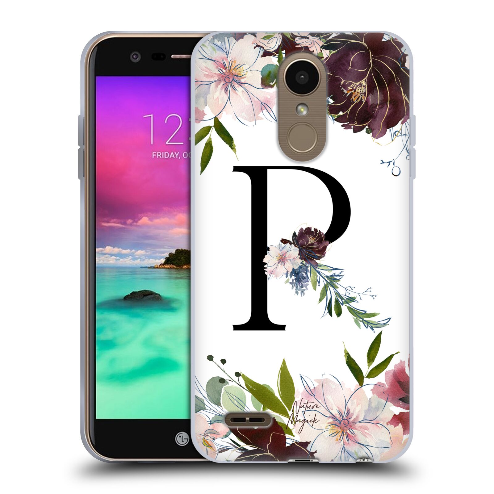 OFFICIAL NATURE MAGICK MONOGRAM GARDEN FLOWERS 2 SOFT GEL CASE FOR LG PHONES 2 - Imagen 10 de 18