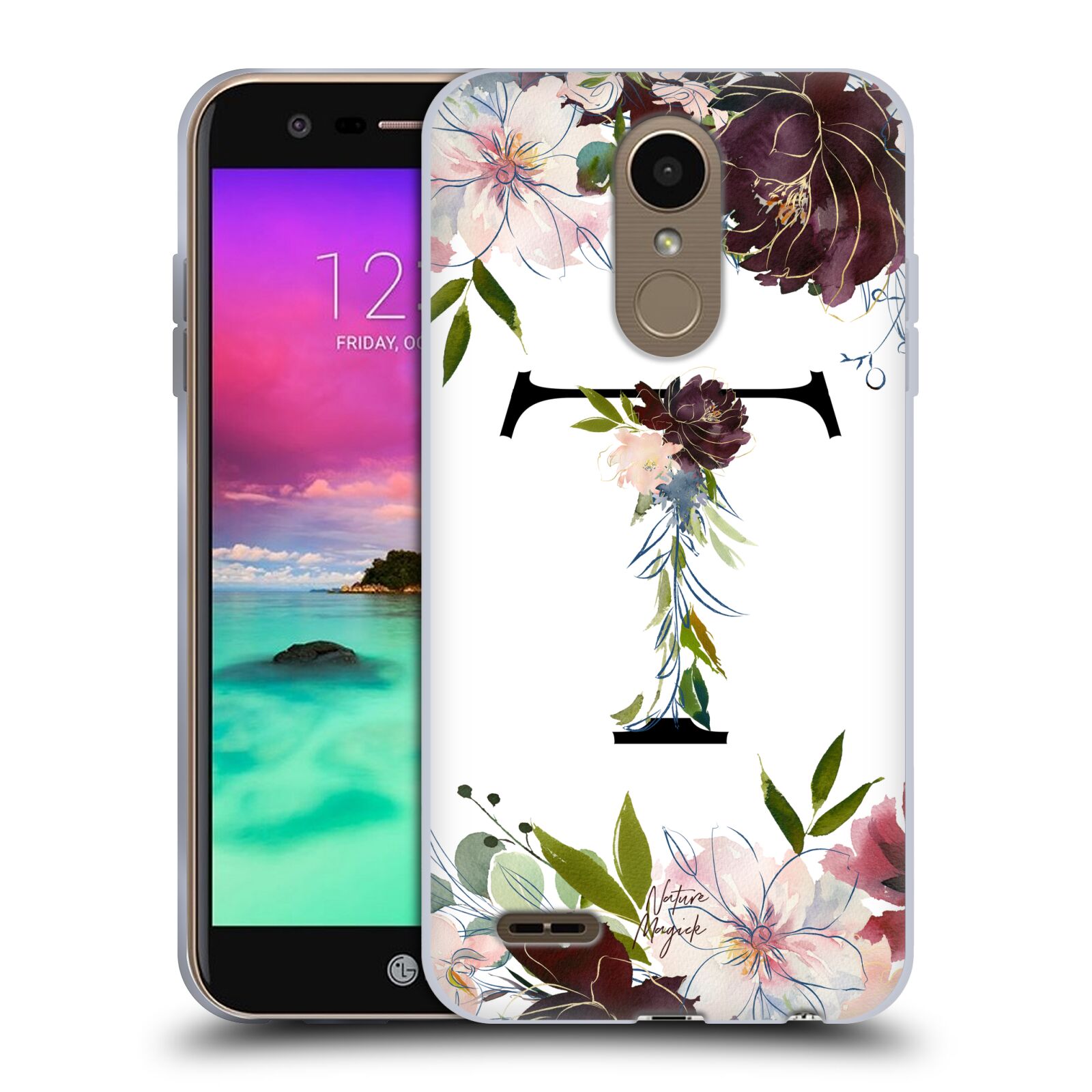OFFICIAL NATURE MAGICK MONOGRAM GARDEN FLOWERS 2 SOFT GEL CASE FOR LG PHONES 2 - Imagen 12 de 18