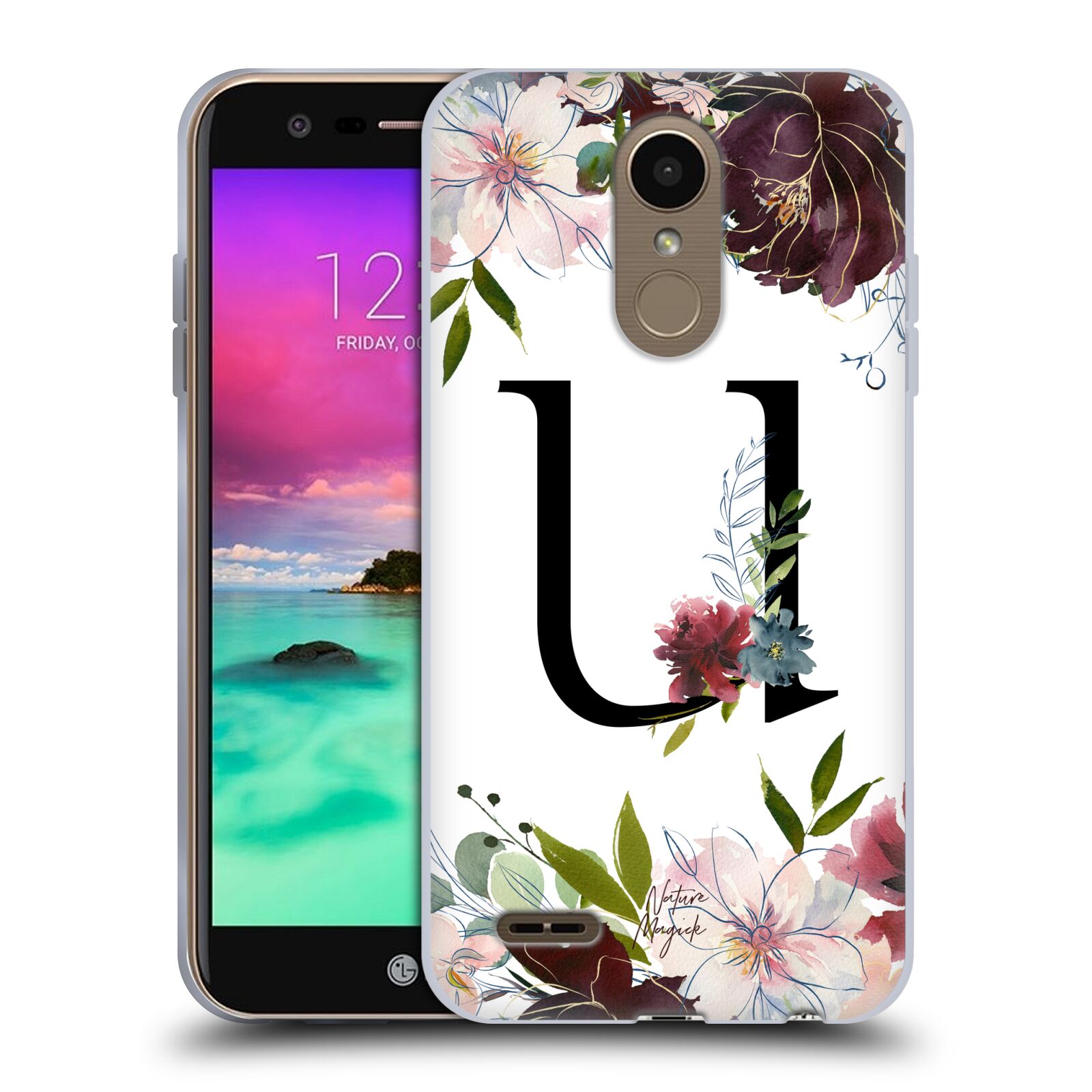 OFFICIAL NATURE MAGICK MONOGRAM GARDEN FLOWERS 2 SOFT GEL CASE FOR LG PHONES 2 - Imagen 13 de 18