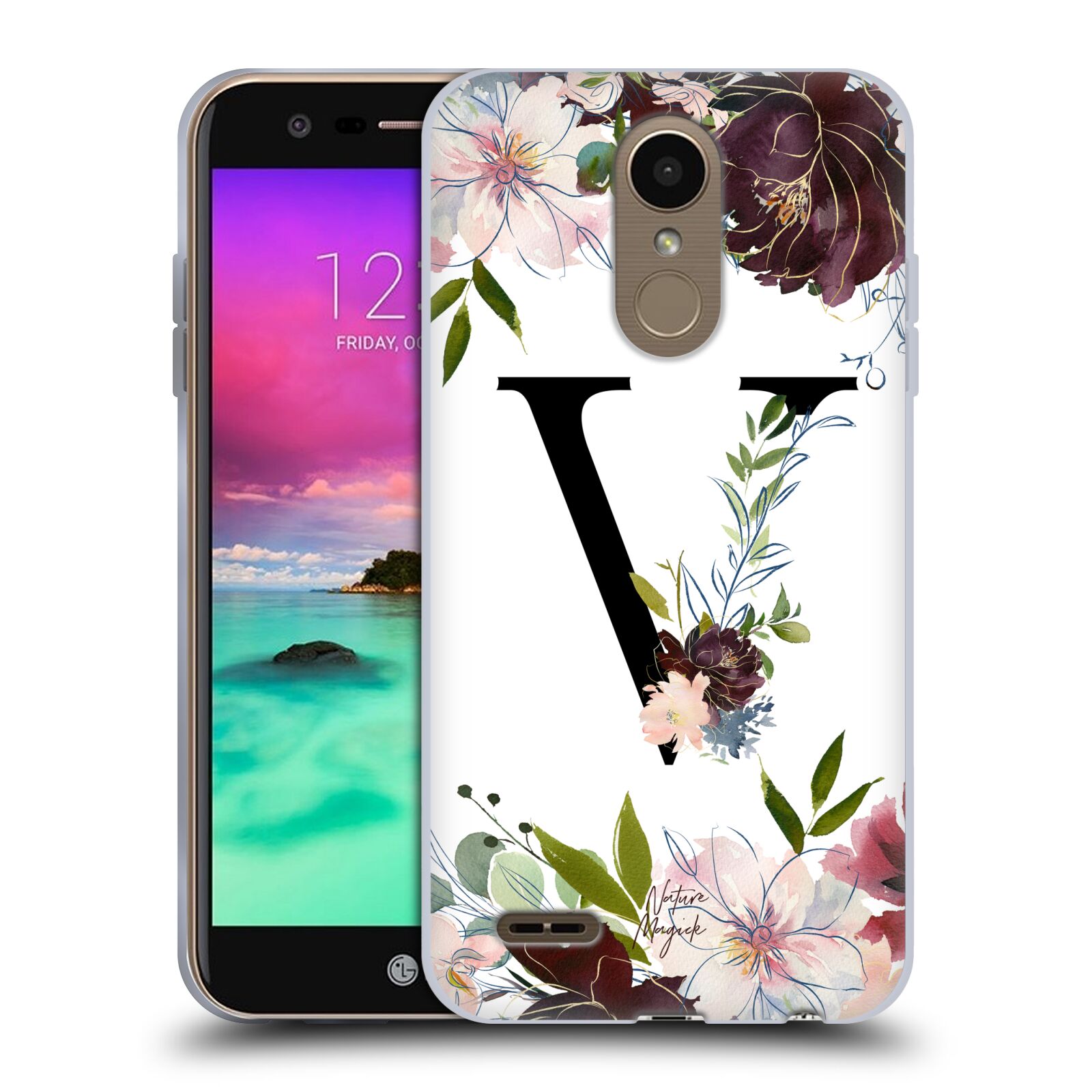 OFFICIAL NATURE MAGICK MONOGRAM GARDEN FLOWERS 2 SOFT GEL CASE FOR LG PHONES 2 - Imagen 14 de 18