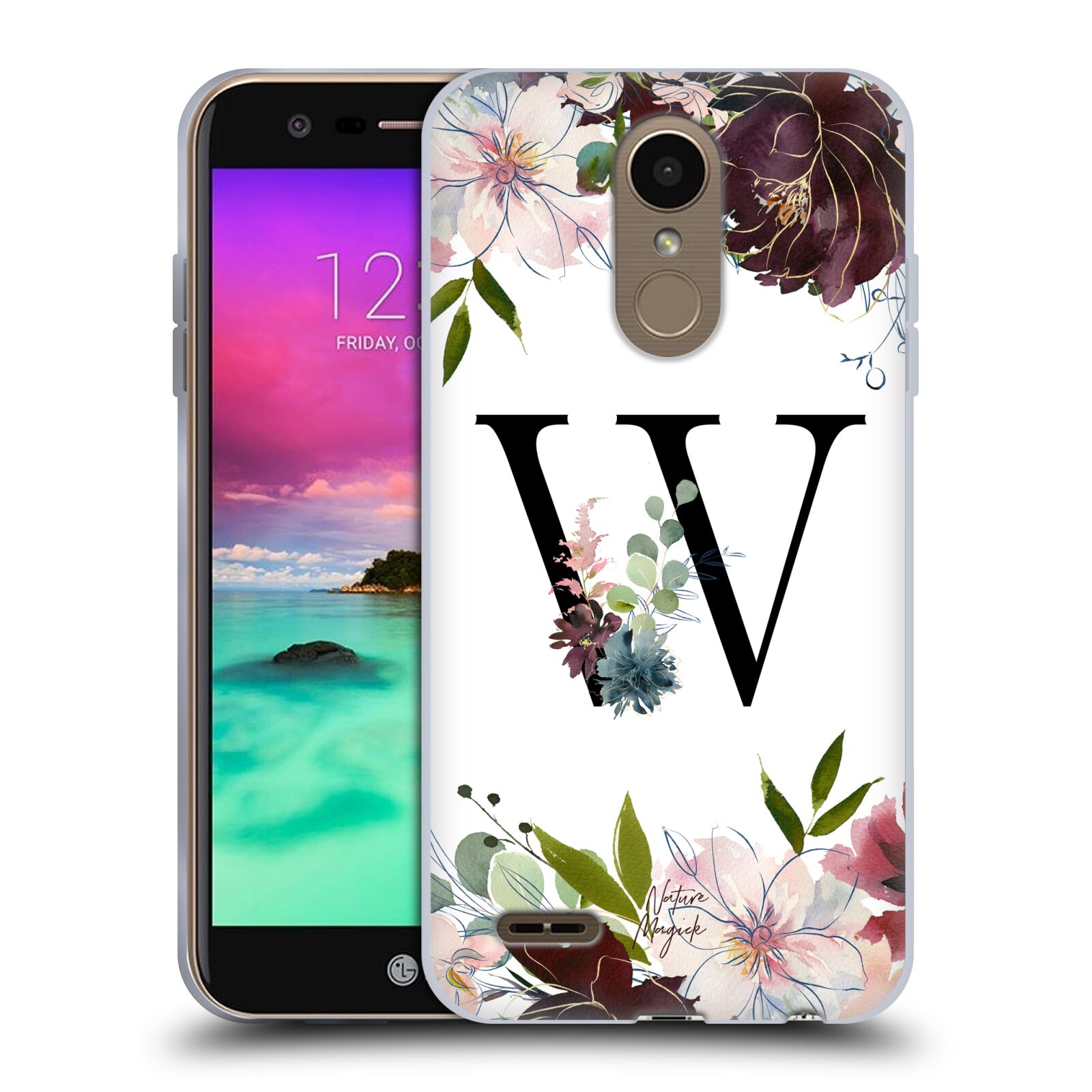 OFFICIAL NATURE MAGICK MONOGRAM GARDEN FLOWERS 2 SOFT GEL CASE FOR LG PHONES 2 - Imagen 15 de 18