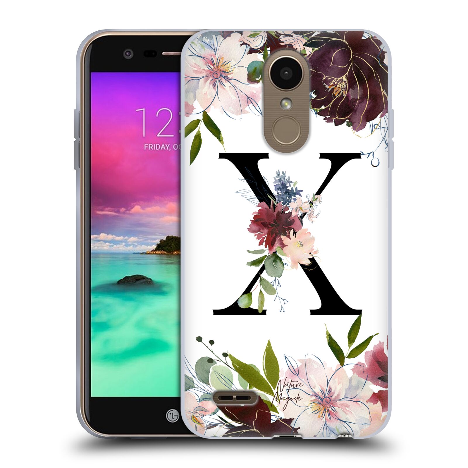 OFFICIAL NATURE MAGICK MONOGRAM GARDEN FLOWERS 2 SOFT GEL CASE FOR LG PHONES 2 - Imagen 16 de 18