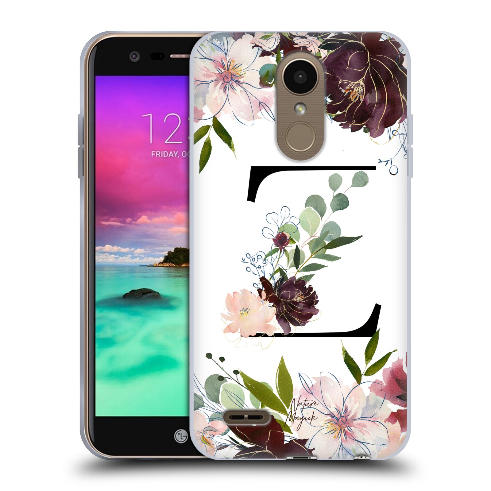 OFFICIAL NATURE MAGICK MONOGRAM GARDEN FLOWERS 2 SOFT GEL CASE FOR LG PHONES 2 - Imagen 18 de 18