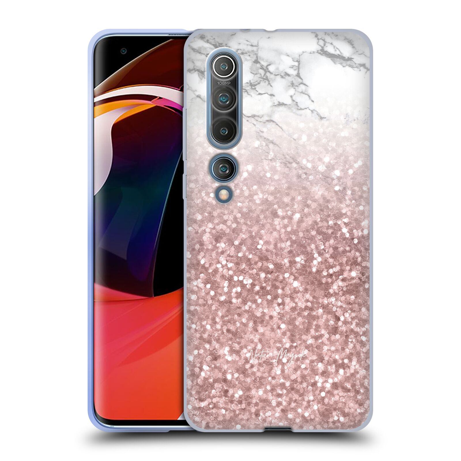 OFFICIAL NATURE MAGICK MARBLE GLITTER SPARKLE PASTEL GEL CASE FOR XIAOMI PHONES - Picture 8 of 10