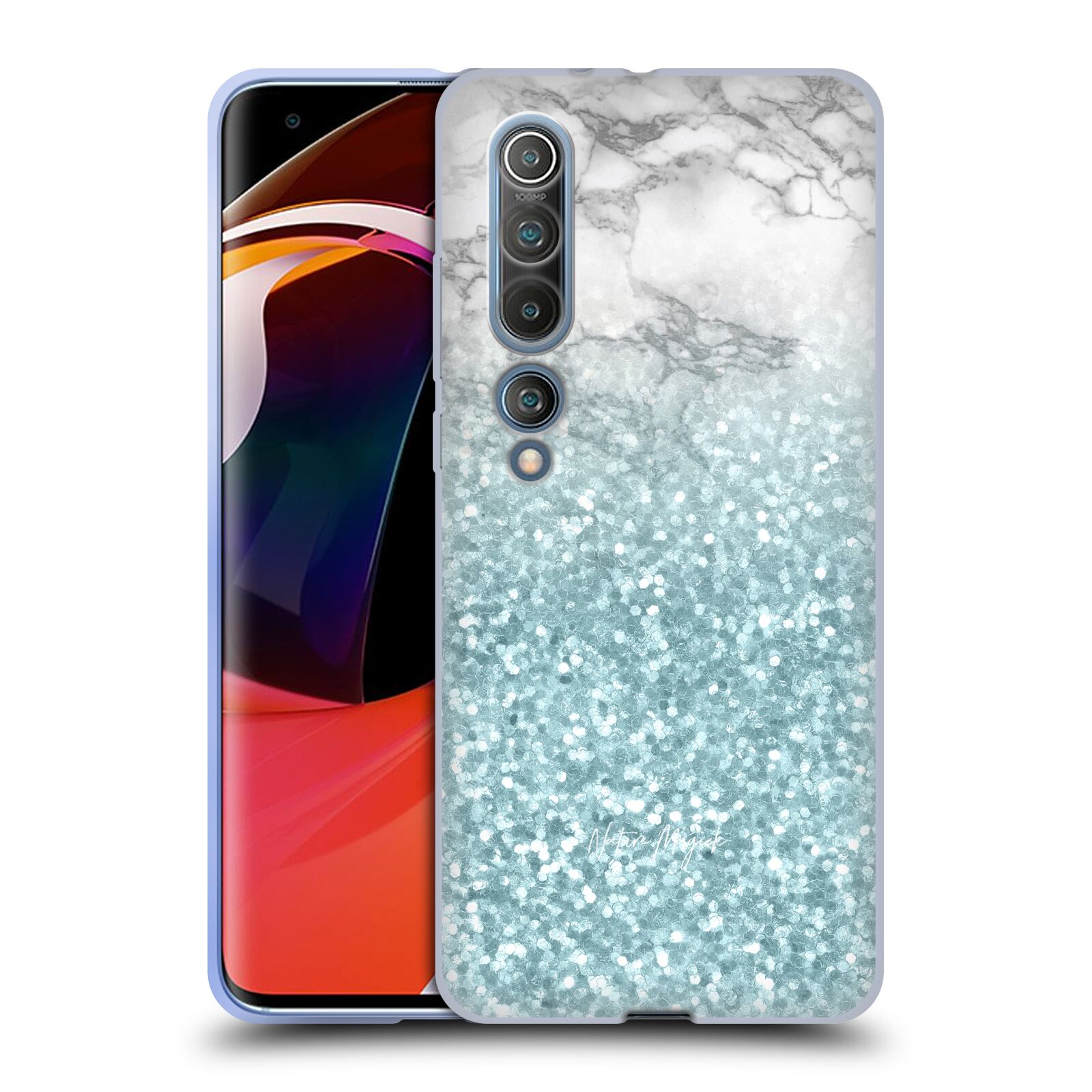 OFFICIAL NATURE MAGICK MARBLE GLITTER SPARKLE PASTEL GEL CASE FOR XIAOMI PHONES - Picture 9 of 10