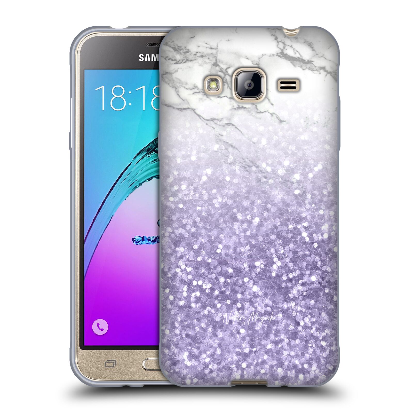 NATURE MAGICK MARBLE GLITTER SPARKLE PASTEL SOFT GEL CASE FOR SAMSUNG PHONES 3 - Picture 10 of 10