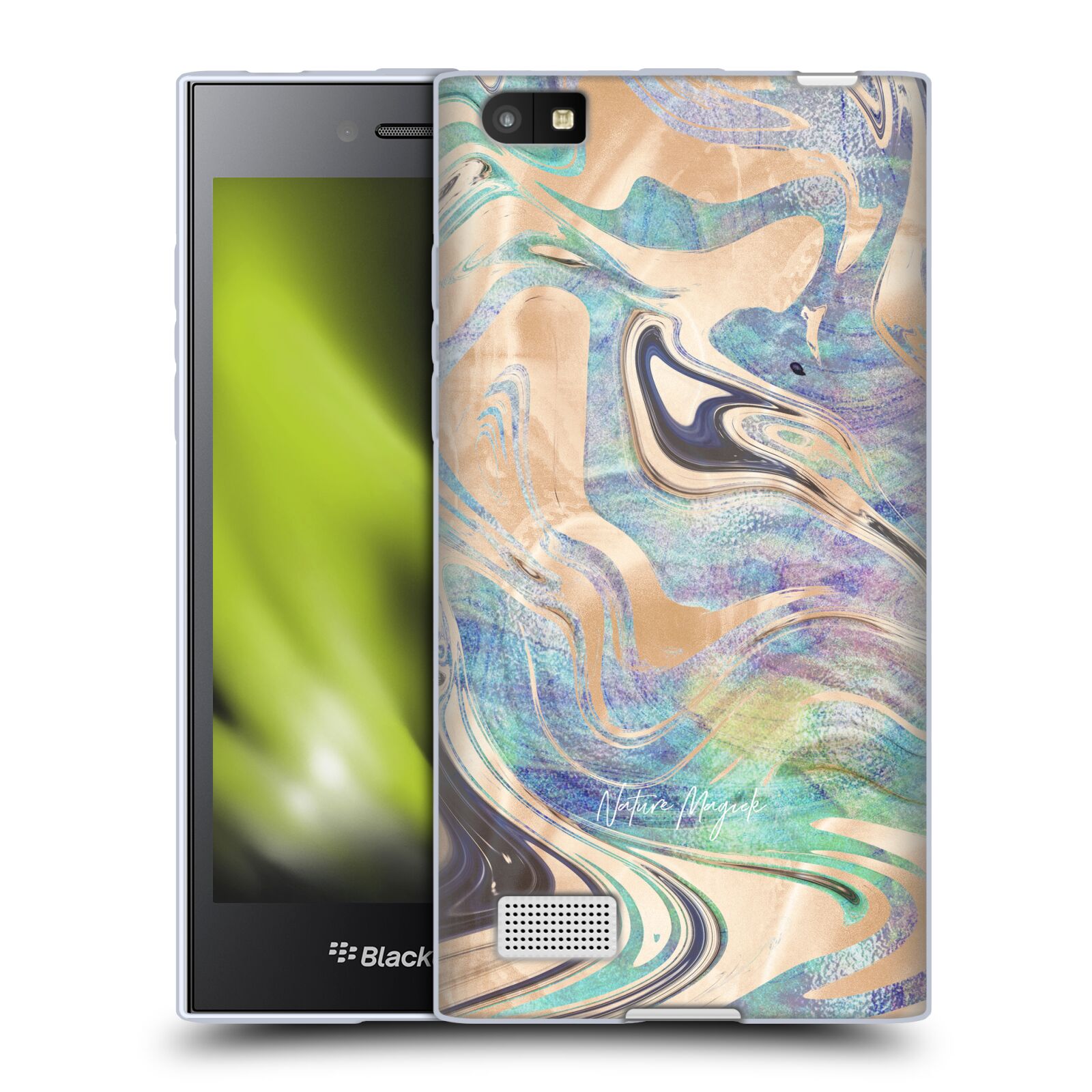 OFFICIAL NATURE MAGICK MERMAID ROSE GOLD MARBLE GEL CASE FOR BLACKBERRY PHONES - Picture 14 of 18