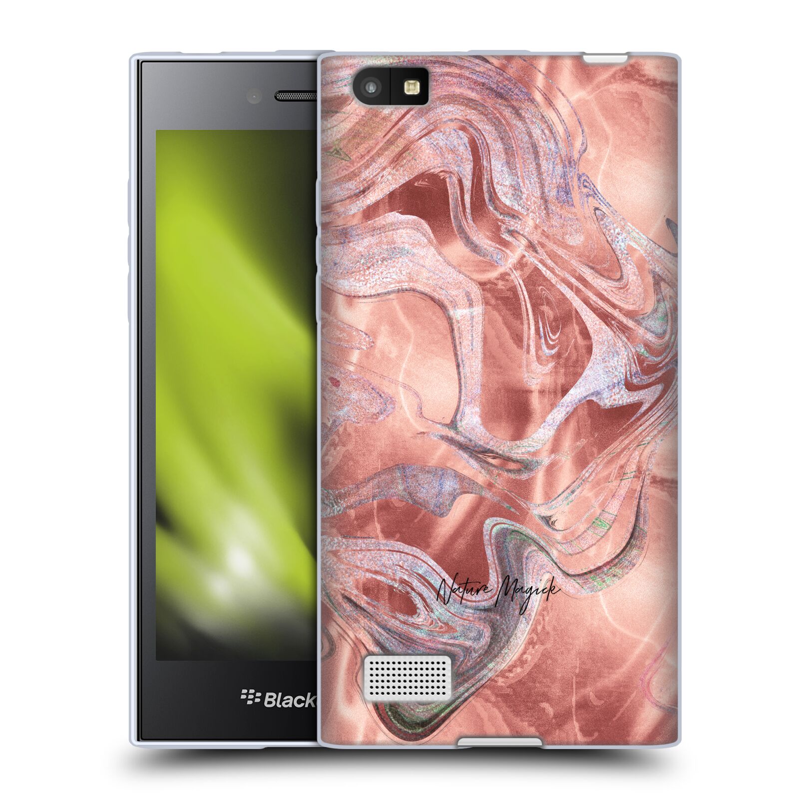 OFFICIAL NATURE MAGICK MERMAID ROSE GOLD MARBLE GEL CASE FOR BLACKBERRY PHONES - Picture 17 of 18