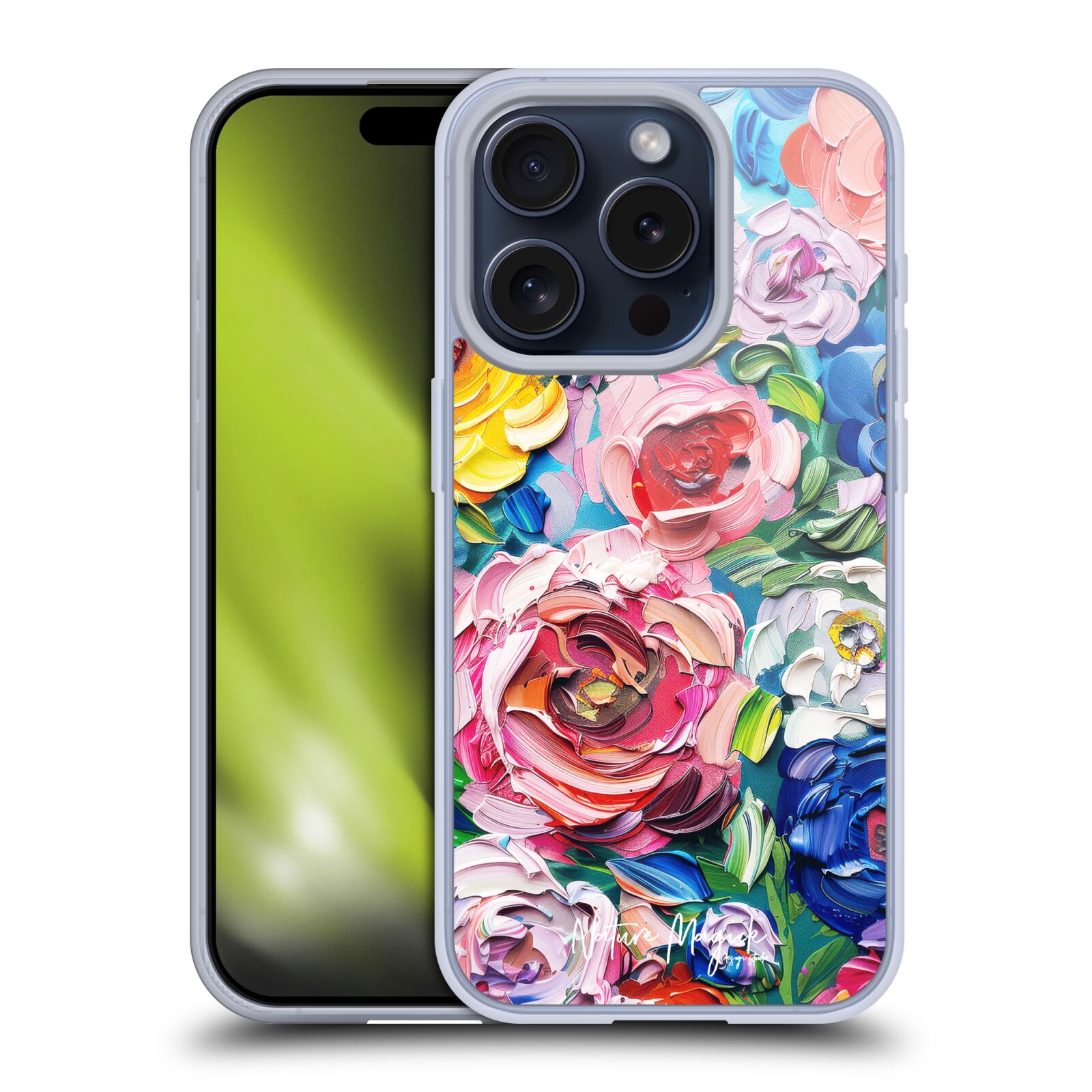 NATURE MAGICK PAINT BLOBS GEL CASE COMPATIBLE WITH APPLE iPHONE PHONES & MAGSAFE - Picture 8 of 15