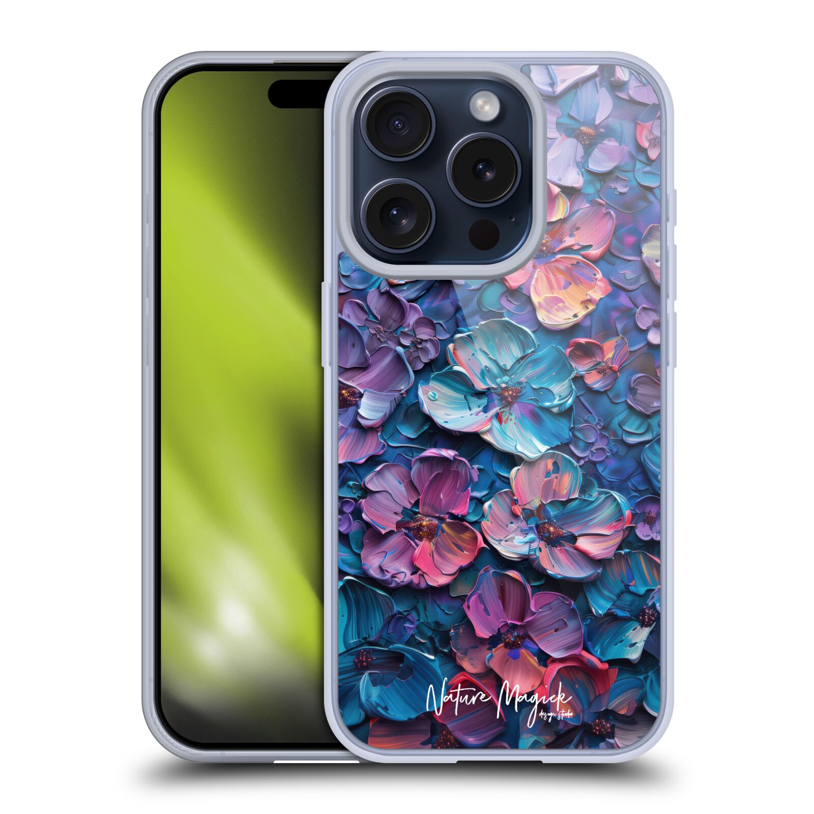 NATURE MAGICK PAINT BLOBS GEL CASE COMPATIBLE WITH APPLE iPHONE PHONES & MAGSAFE - Picture 9 of 15