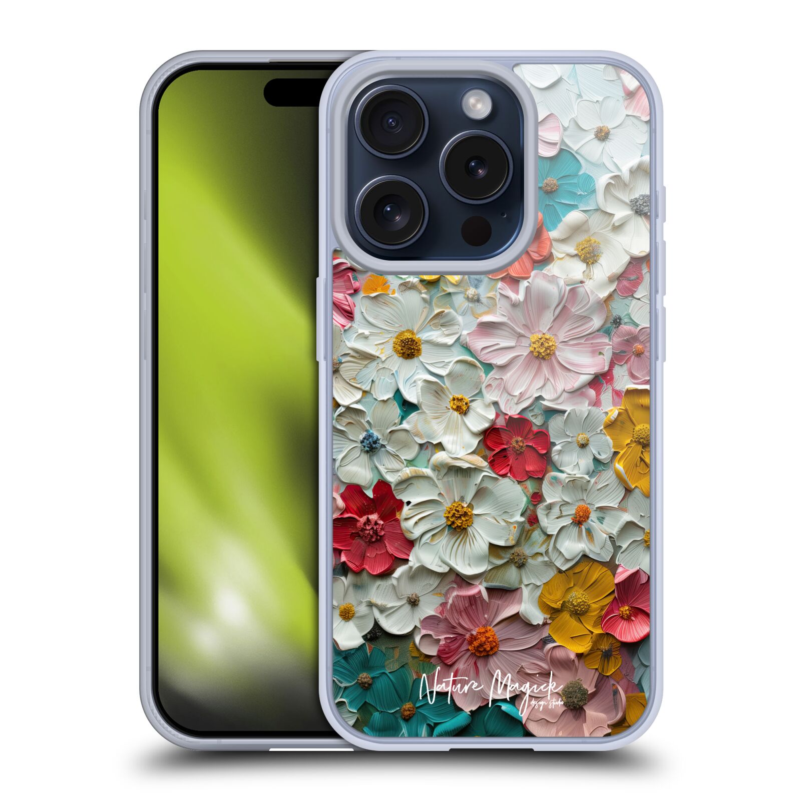 NATURE MAGICK PAINT BLOBS GEL CASE COMPATIBLE WITH APPLE iPHONE PHONES & MAGSAFE - Picture 11 of 15