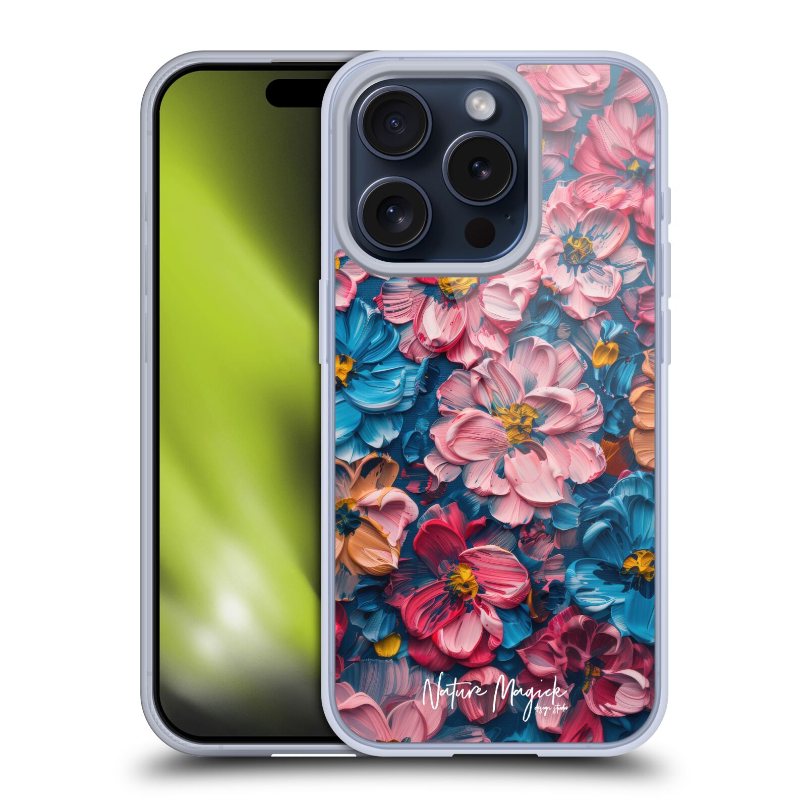 NATURE MAGICK PAINT BLOBS GEL CASE COMPATIBLE WITH APPLE iPHONE PHONES & MAGSAFE - Picture 12 of 15