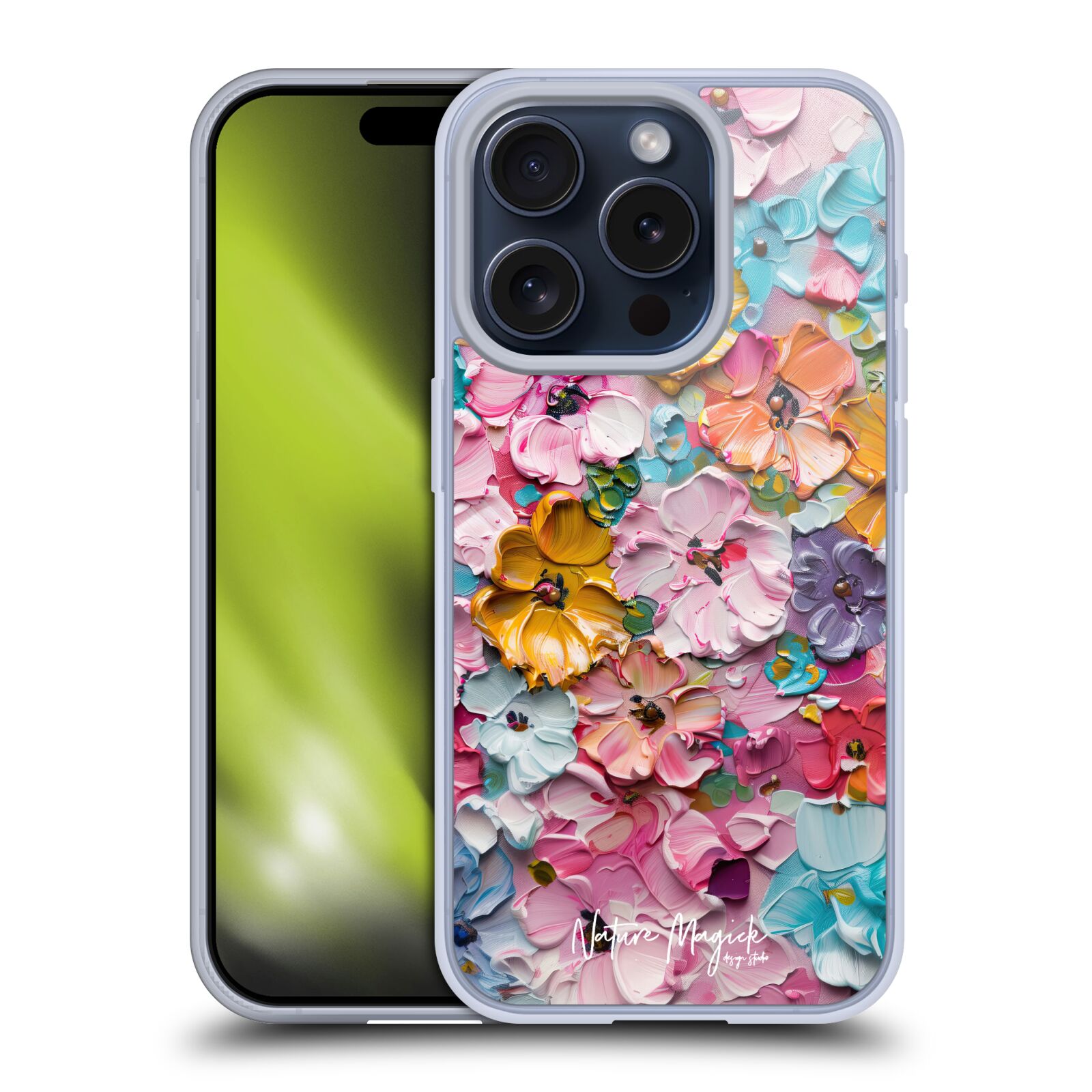 NATURE MAGICK PAINT BLOBS GEL CASE COMPATIBLE WITH APPLE iPHONE PHONES & MAGSAFE - Picture 14 of 15