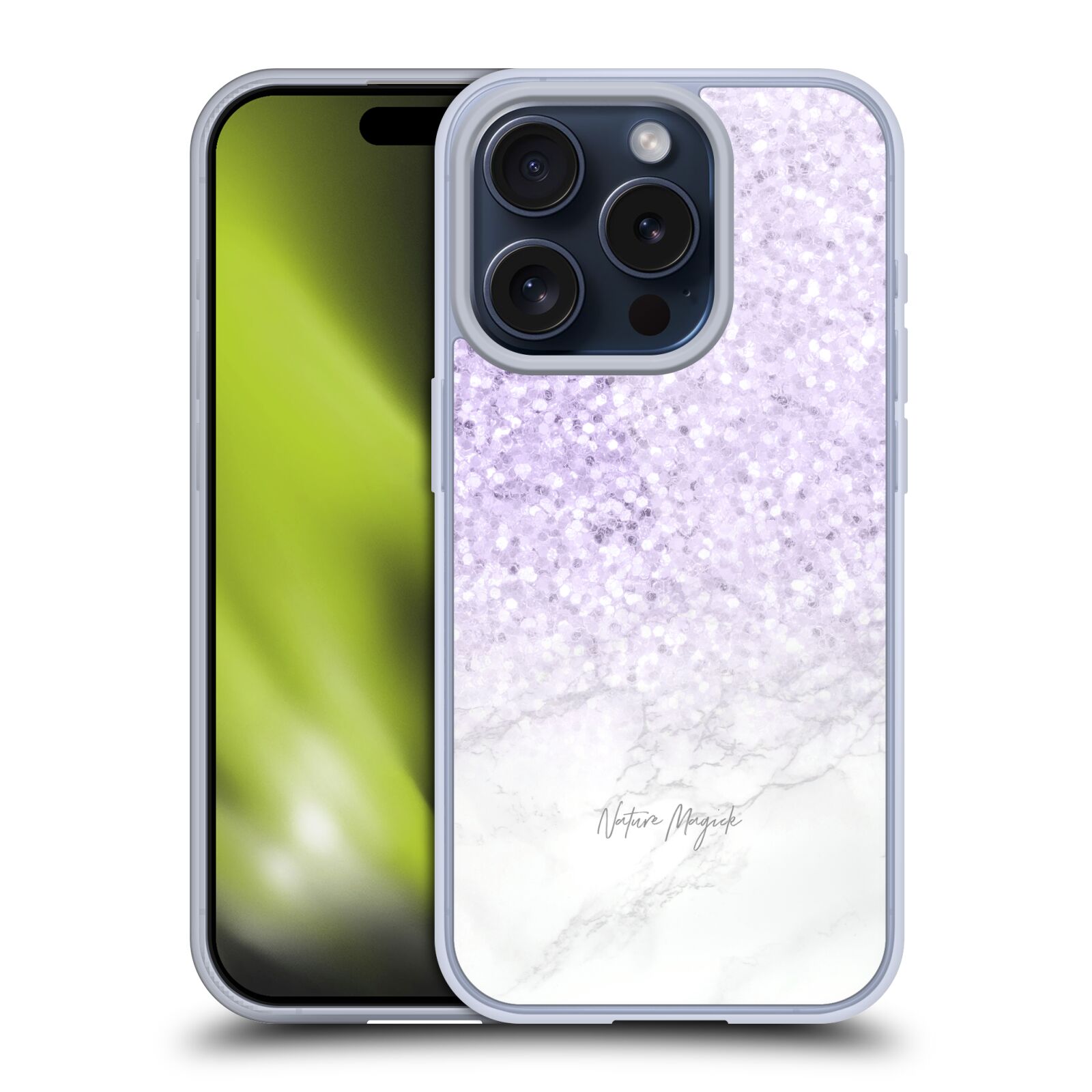 NATURE MAGICK PASTEL GLITTER MARMER GEL CASE HOESJE VOOR APPLE iPHONE TELEFOONS - Afbeelding 10 van 10