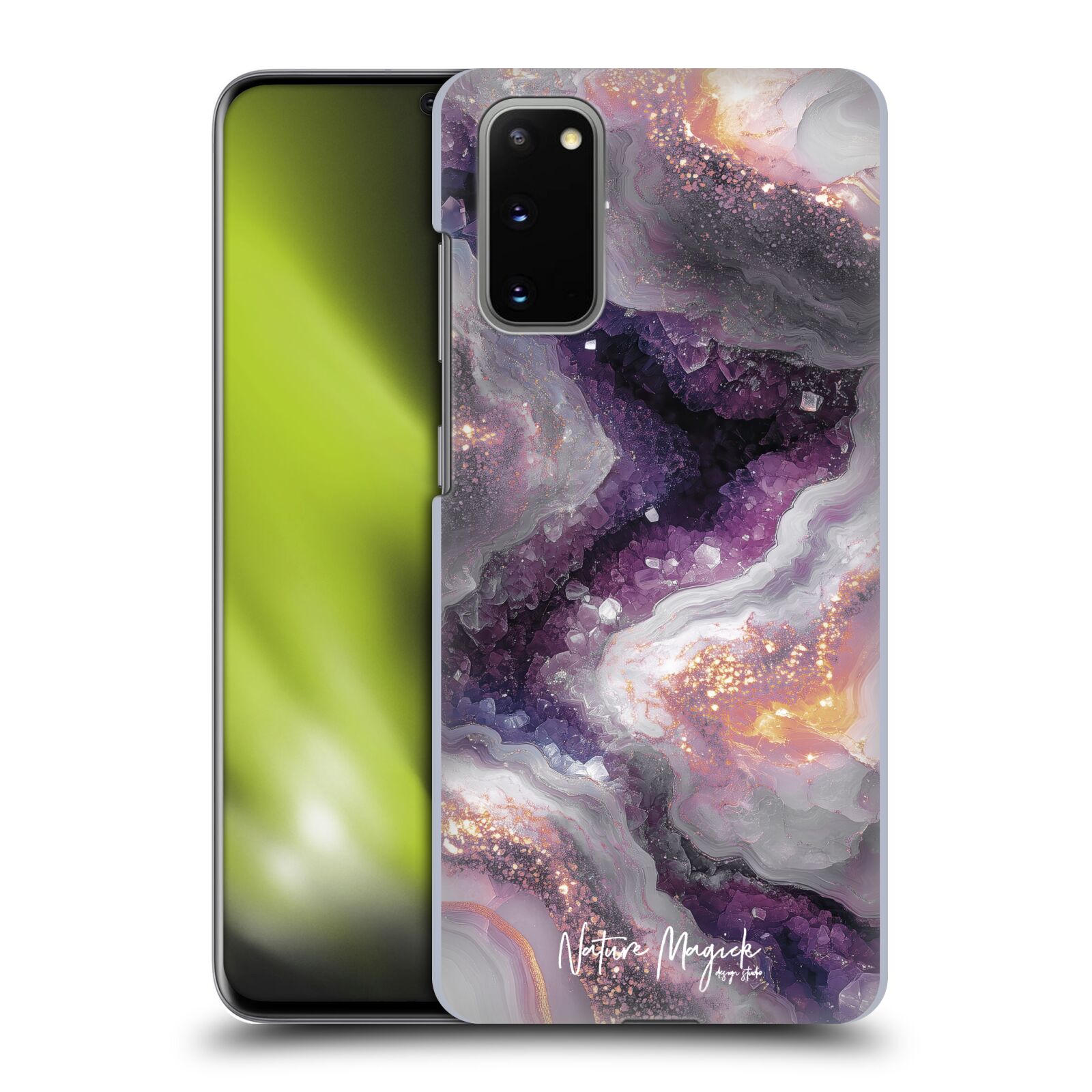 OFFICIAL NATURE MAGICK PLUM MARBLE HARD BACK CASE FOR SAMSUNG PHONES 1 - Picture 8 of 15