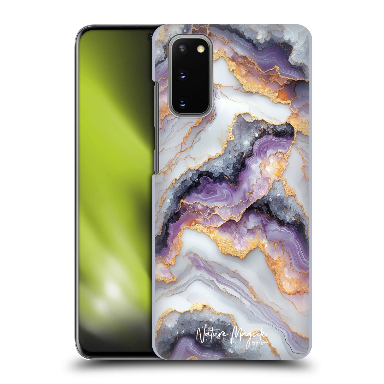 OFFICIAL NATURE MAGICK PLUM MARBLE HARD BACK CASE FOR SAMSUNG PHONES 1 - Picture 11 of 15