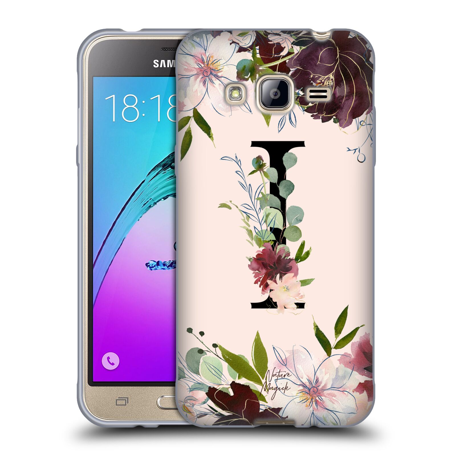 NATURE MAGICK ROSE GOLD FLOWERS MONOGRAM 1 SOFT GEL CASE FOR SAMSUNG PHONES 3 - Picture 16 of 20
